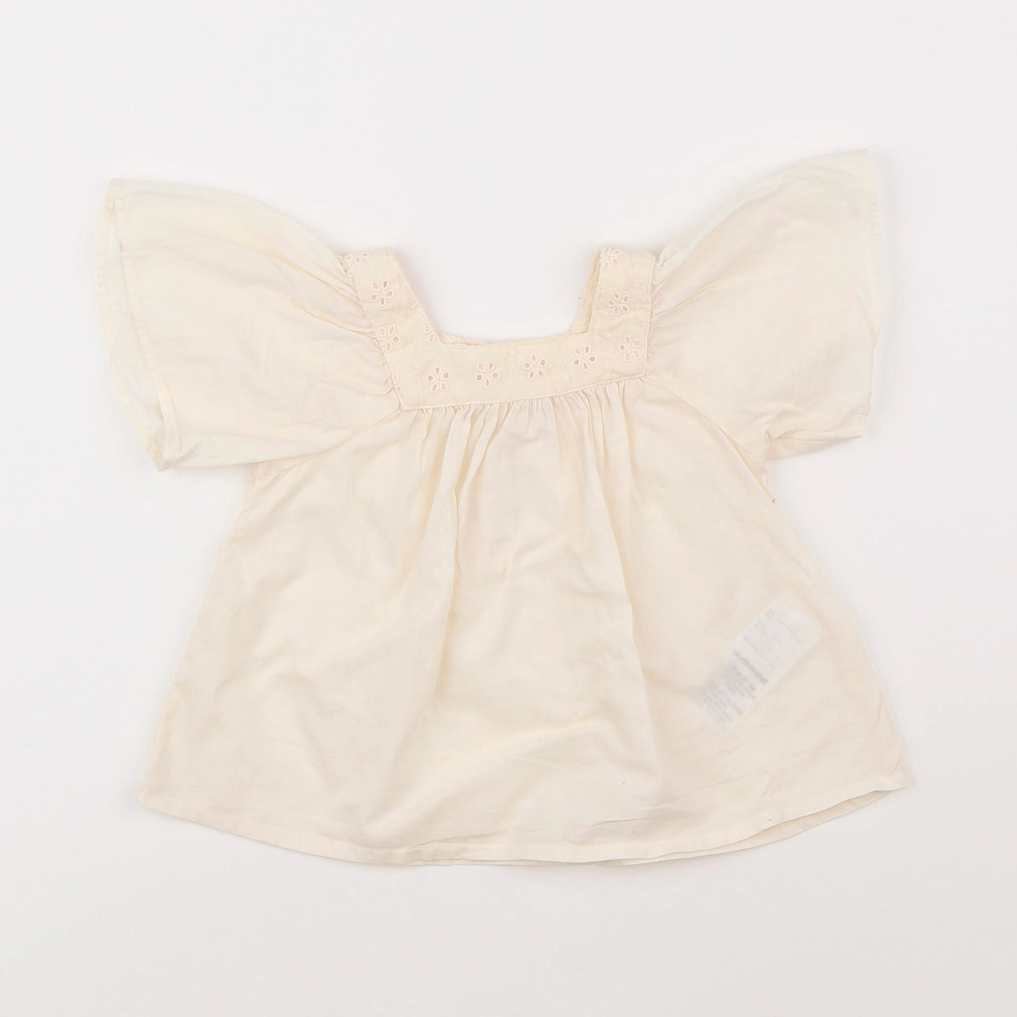 Vertbaudet - blouse beige - 9 mois