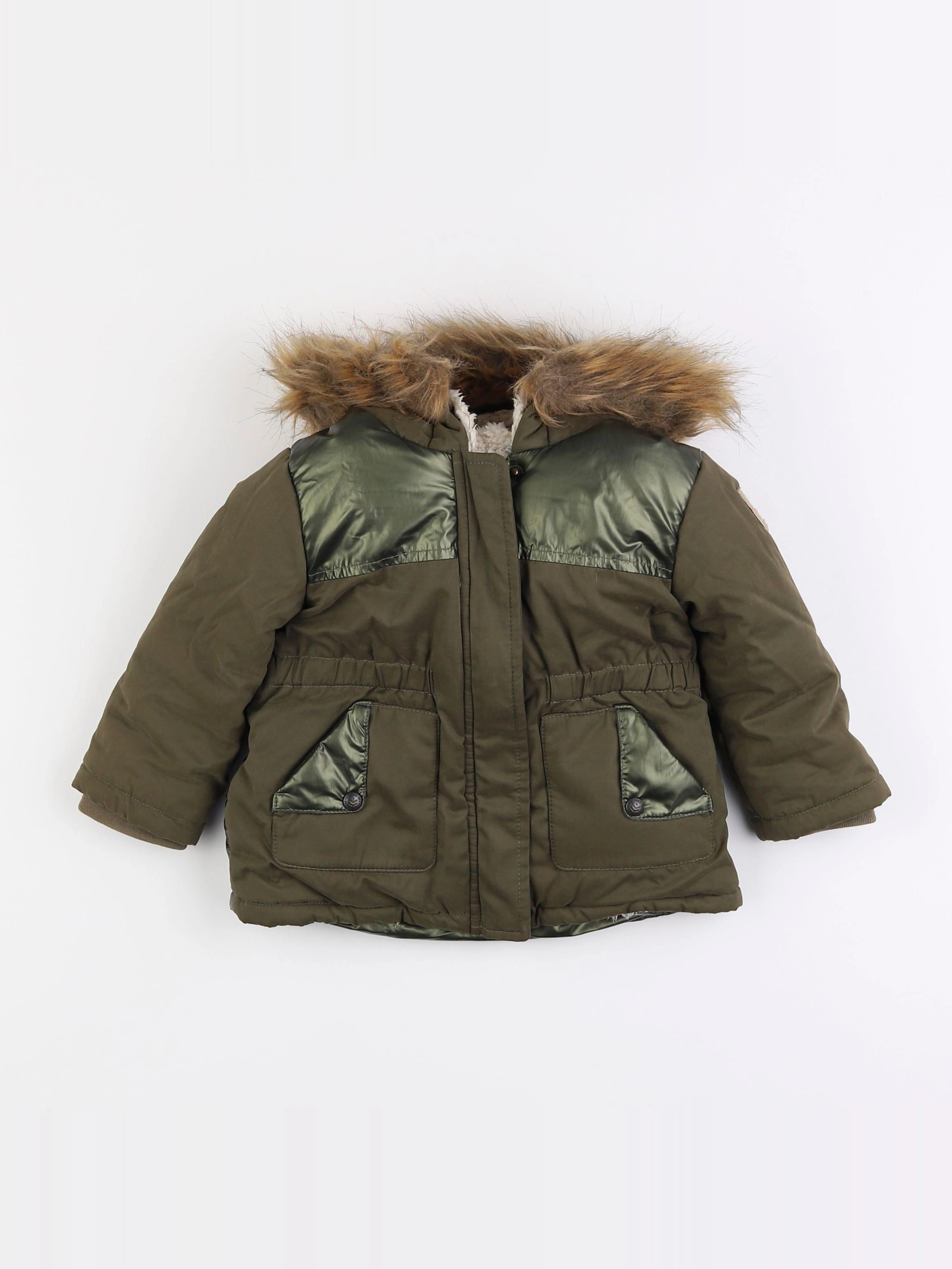IKKS - parka vert, or - 18 mois