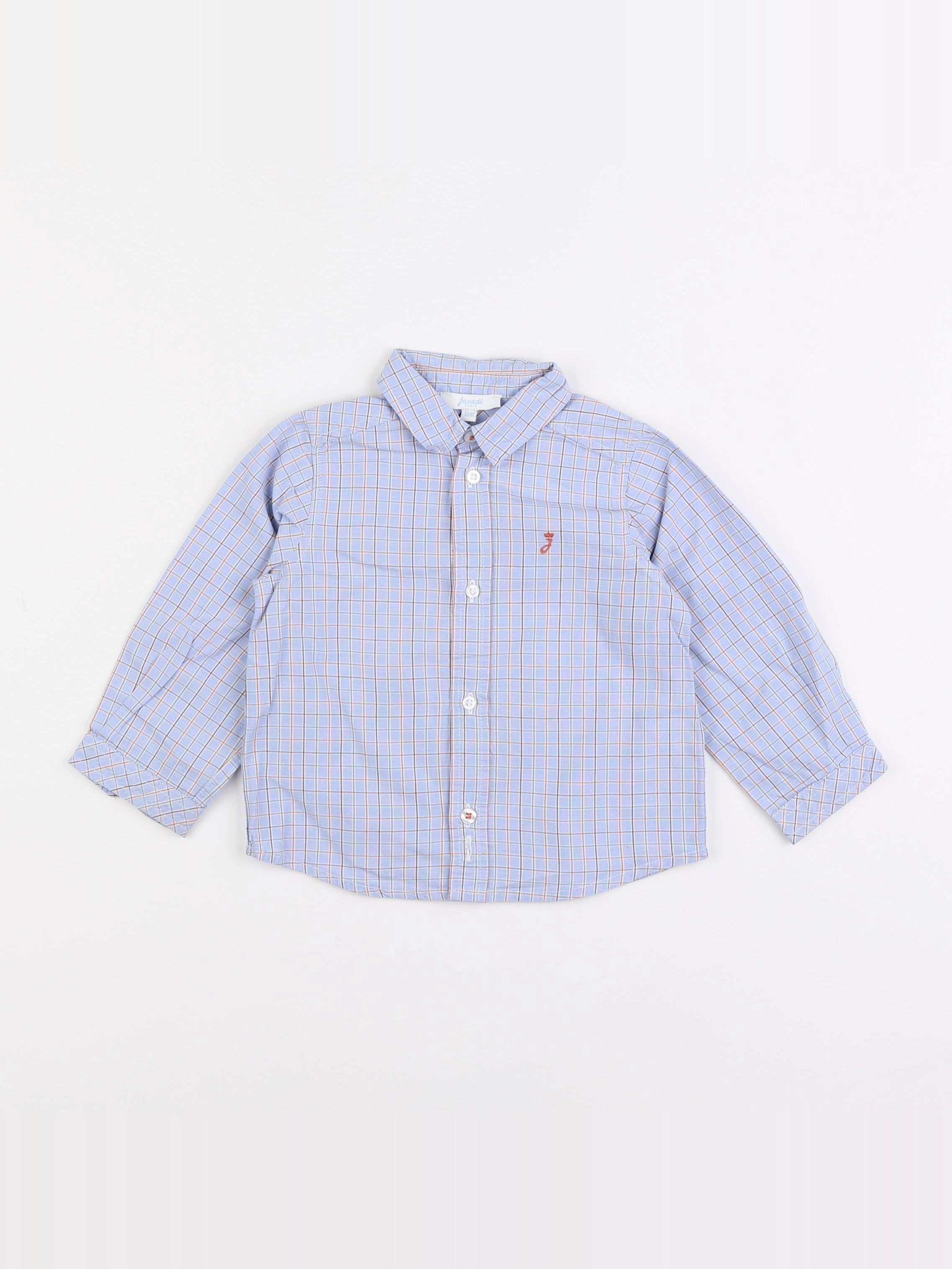 Jacadi - chemise bleu - 18 mois