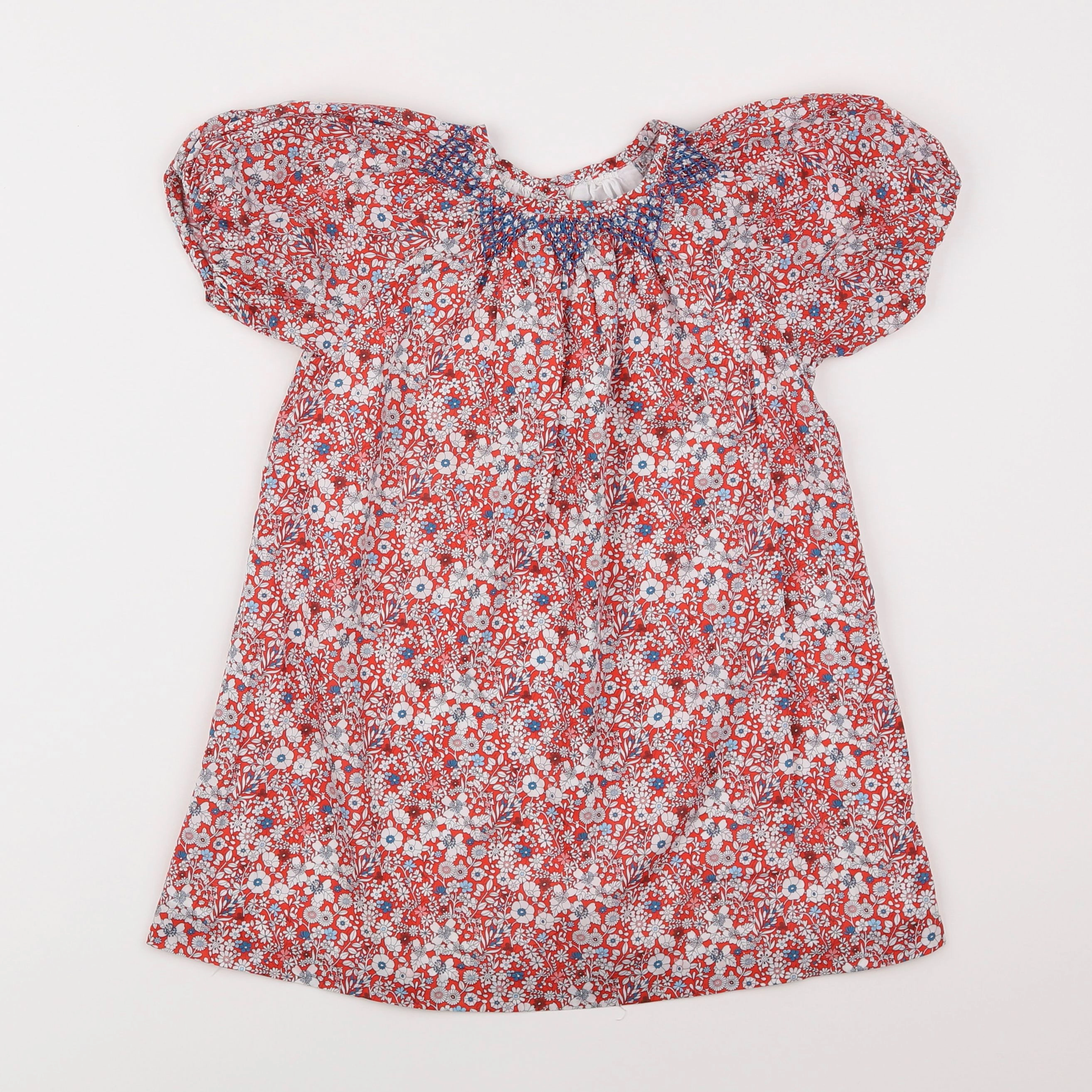 Jacadi - robe liberty multicolore - 4 ans