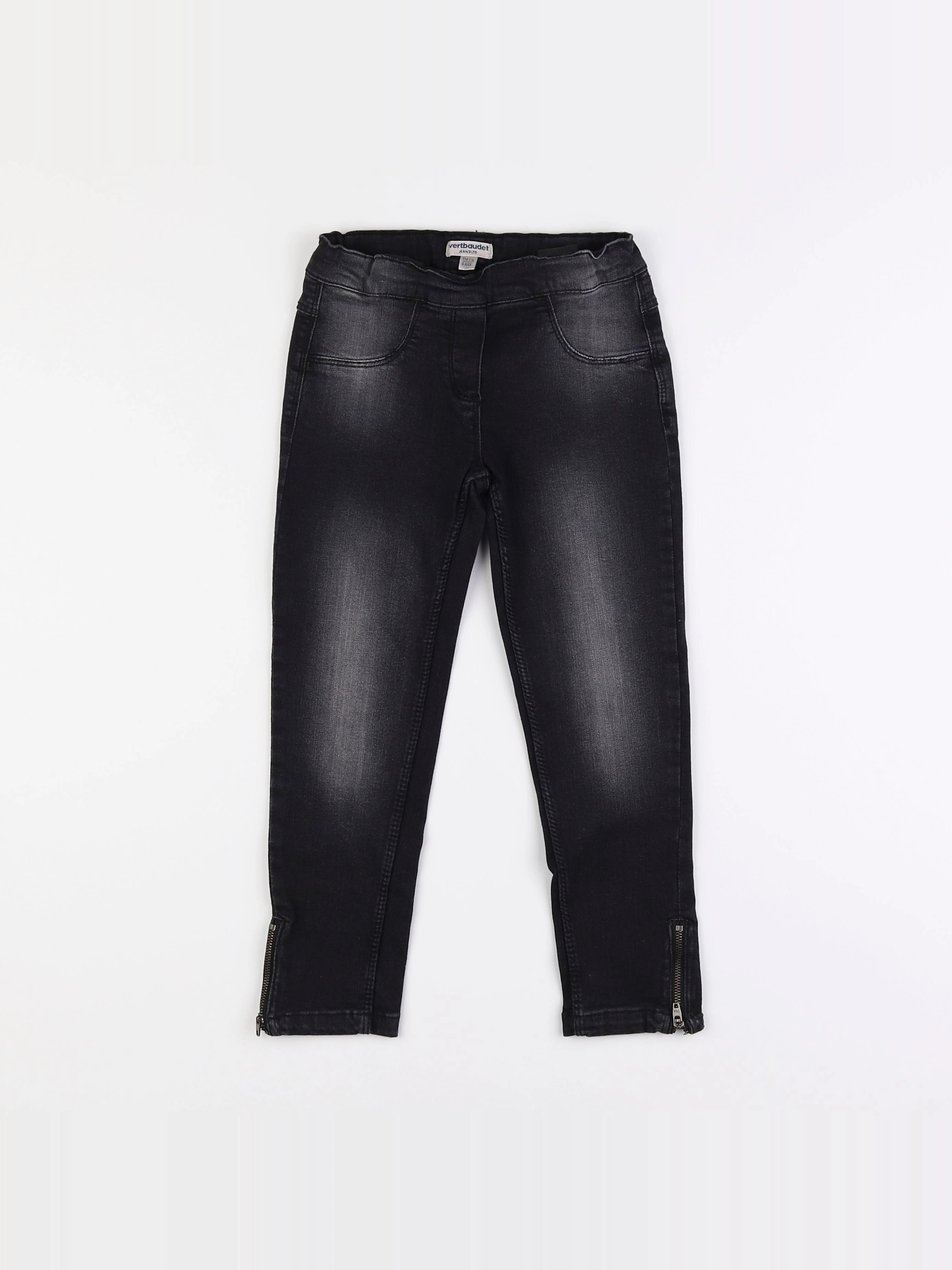 Vertbaudet - jegging noir - 6 ans