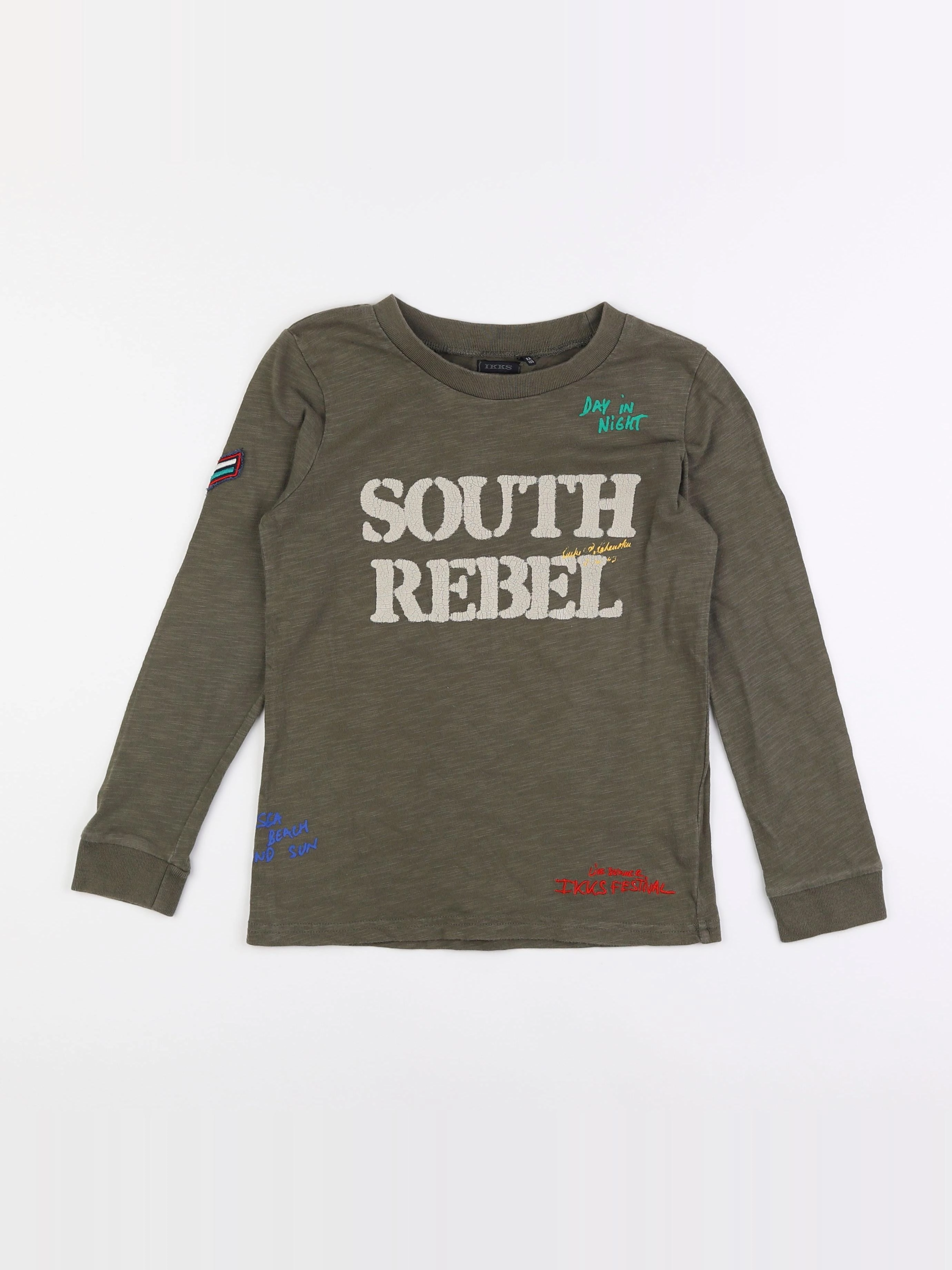 IKKS - tee-shirt vert - 8 ans