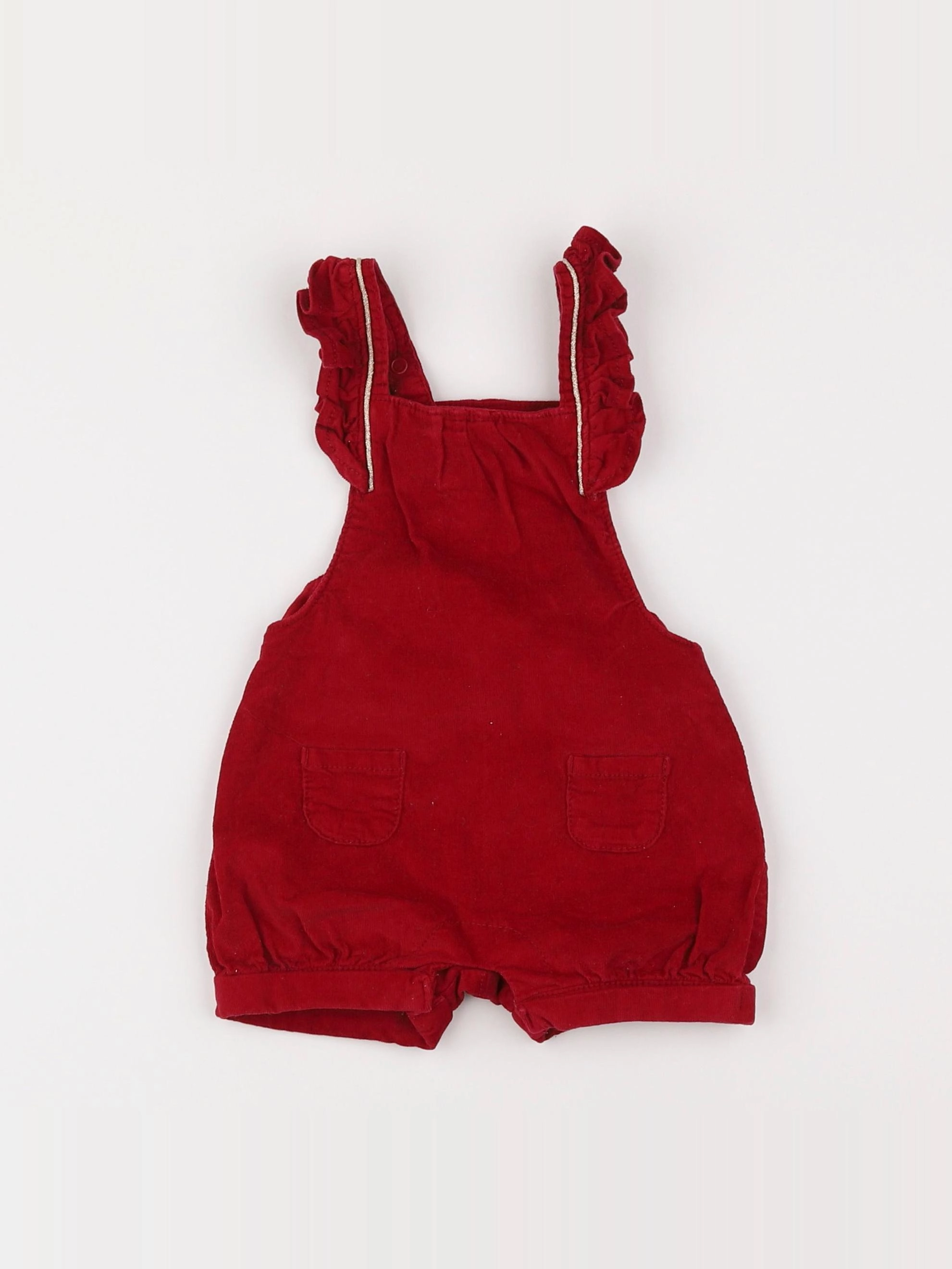 Tape à l'oeil - salopette rouge - 6 mois
