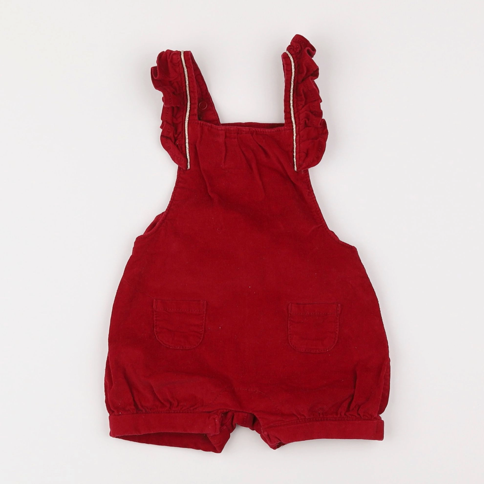 Tape à l'oeil - salopette rouge - 6 mois