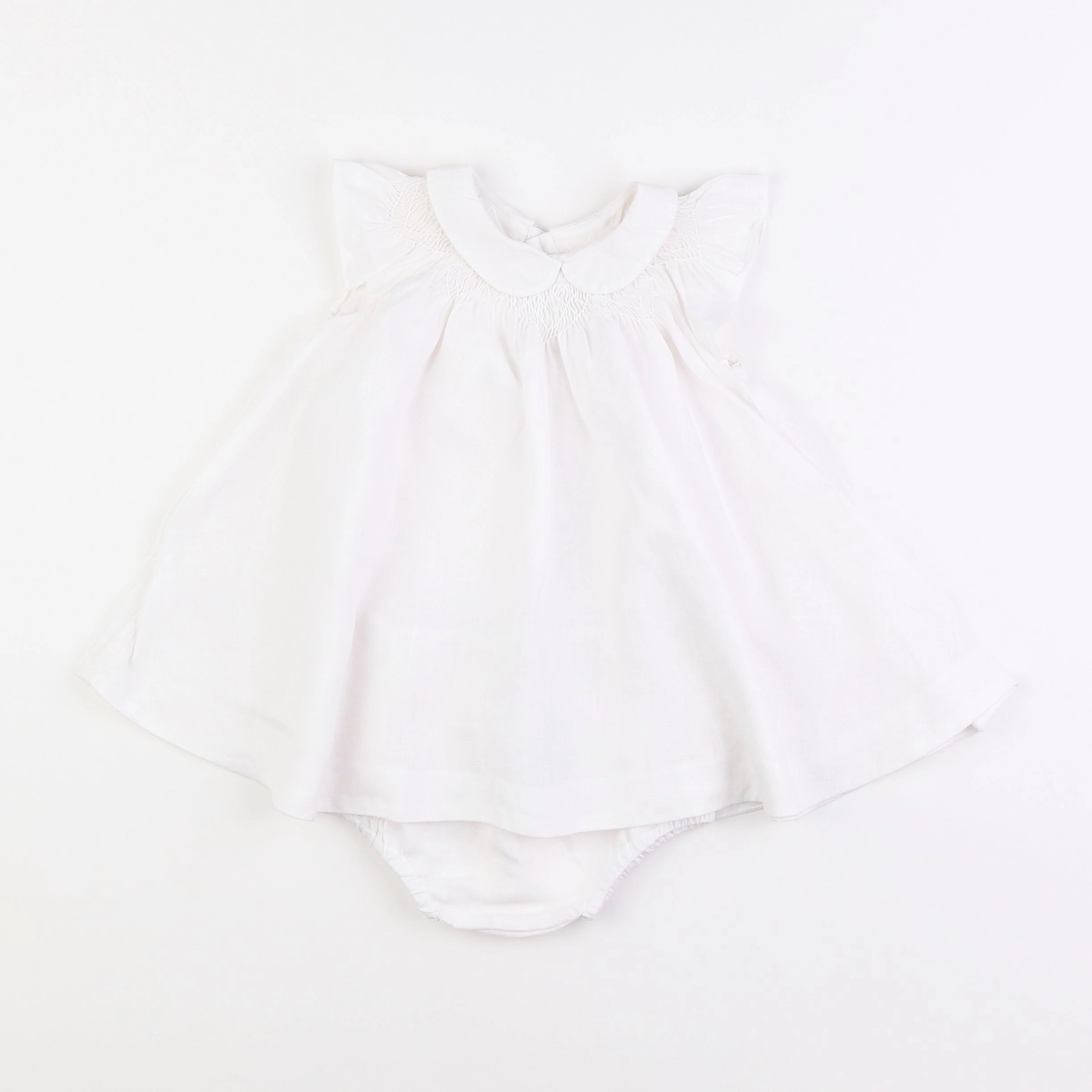 Jacadi - robe blanc - 12 mois