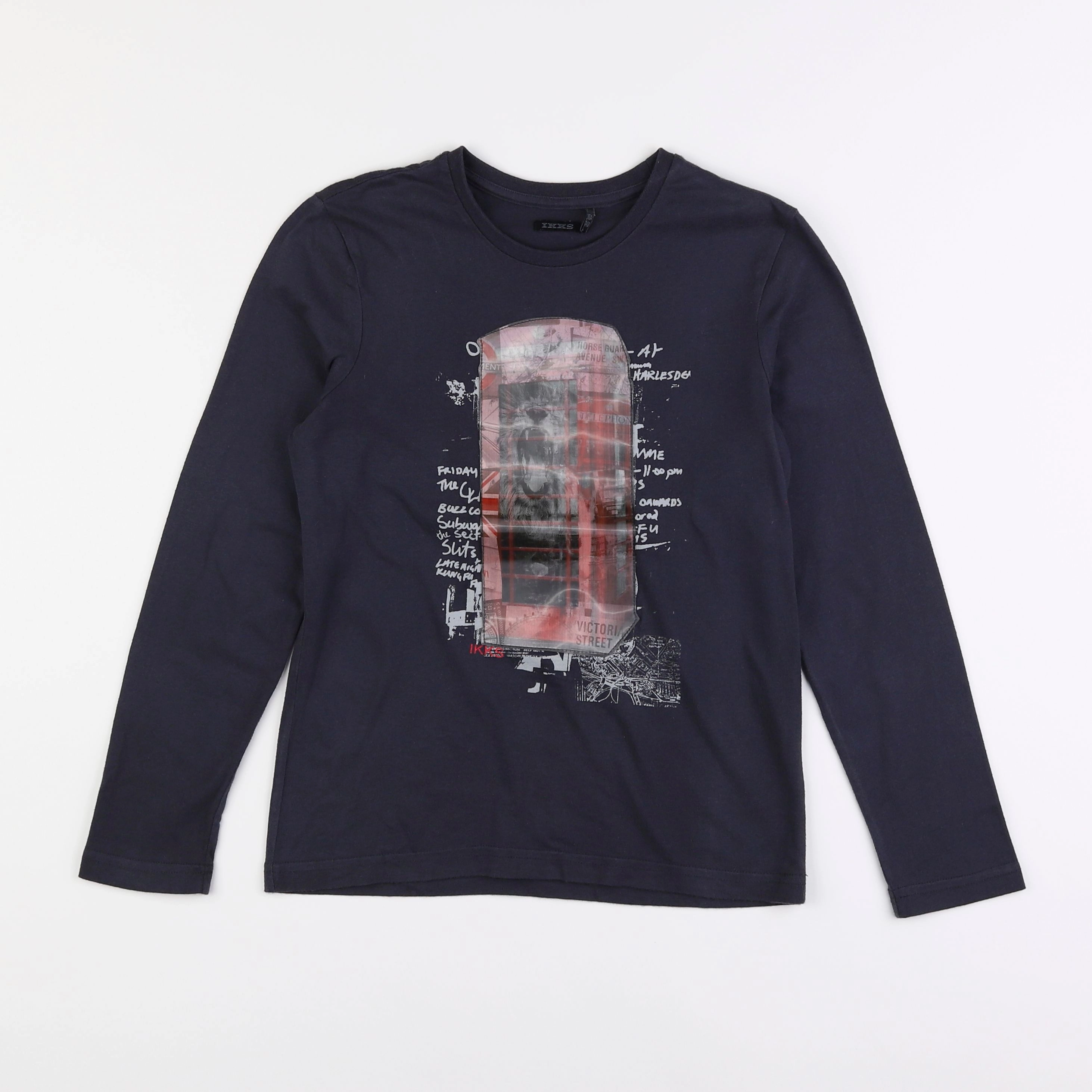IKKS - tee-shirt gris - 12 ans