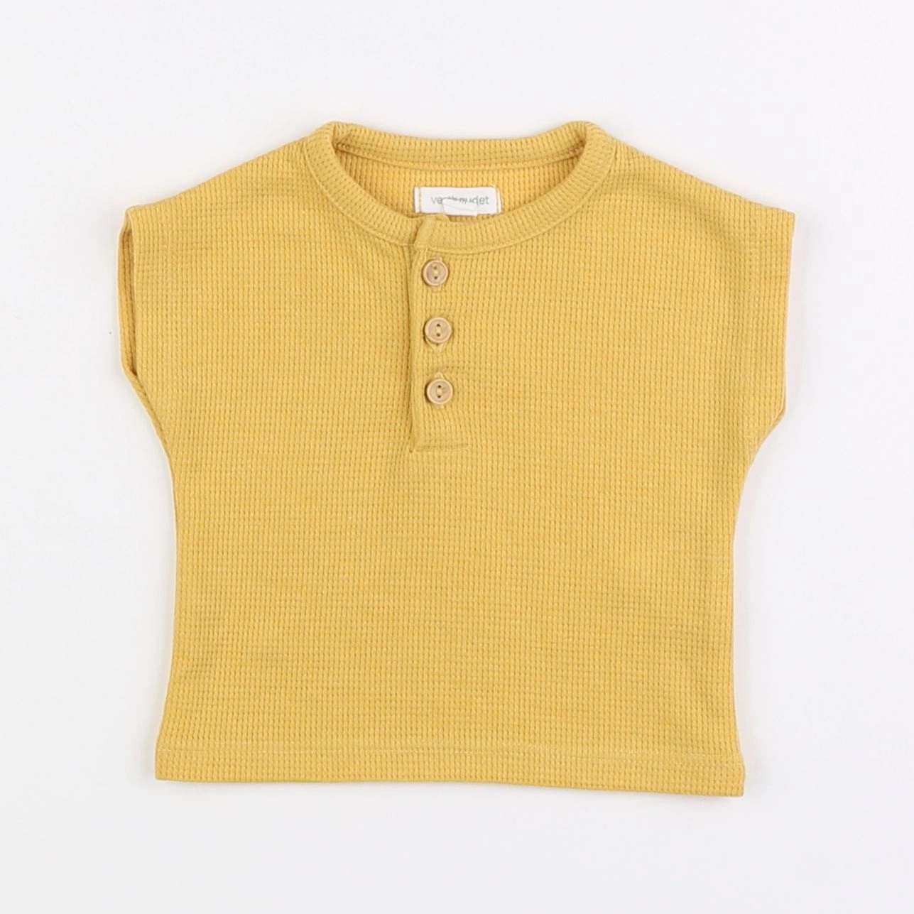 Vertbaudet - tee-shirt jaune - 3 mois