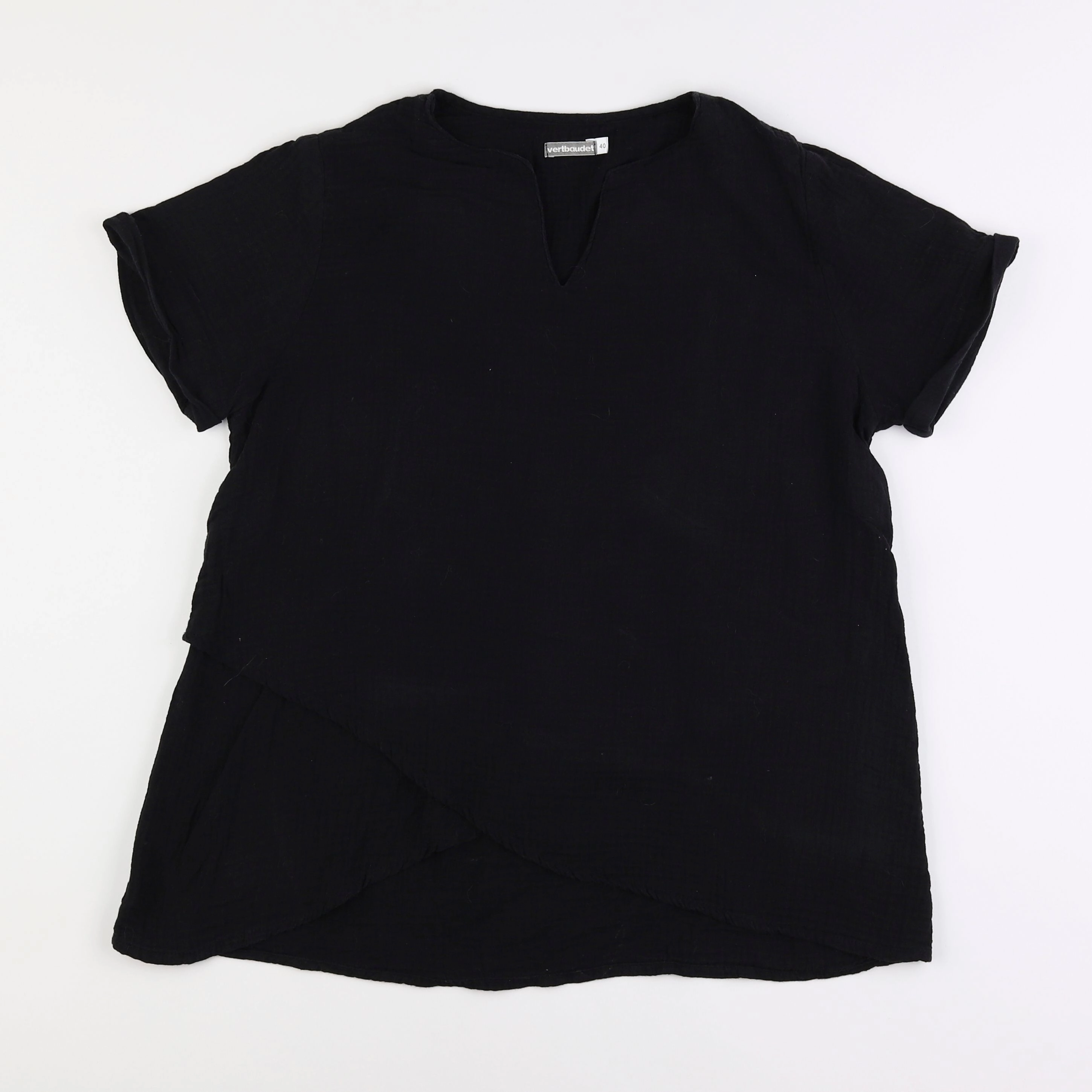 Vertbaudet - blouse allaitement, grossesse noir - 40