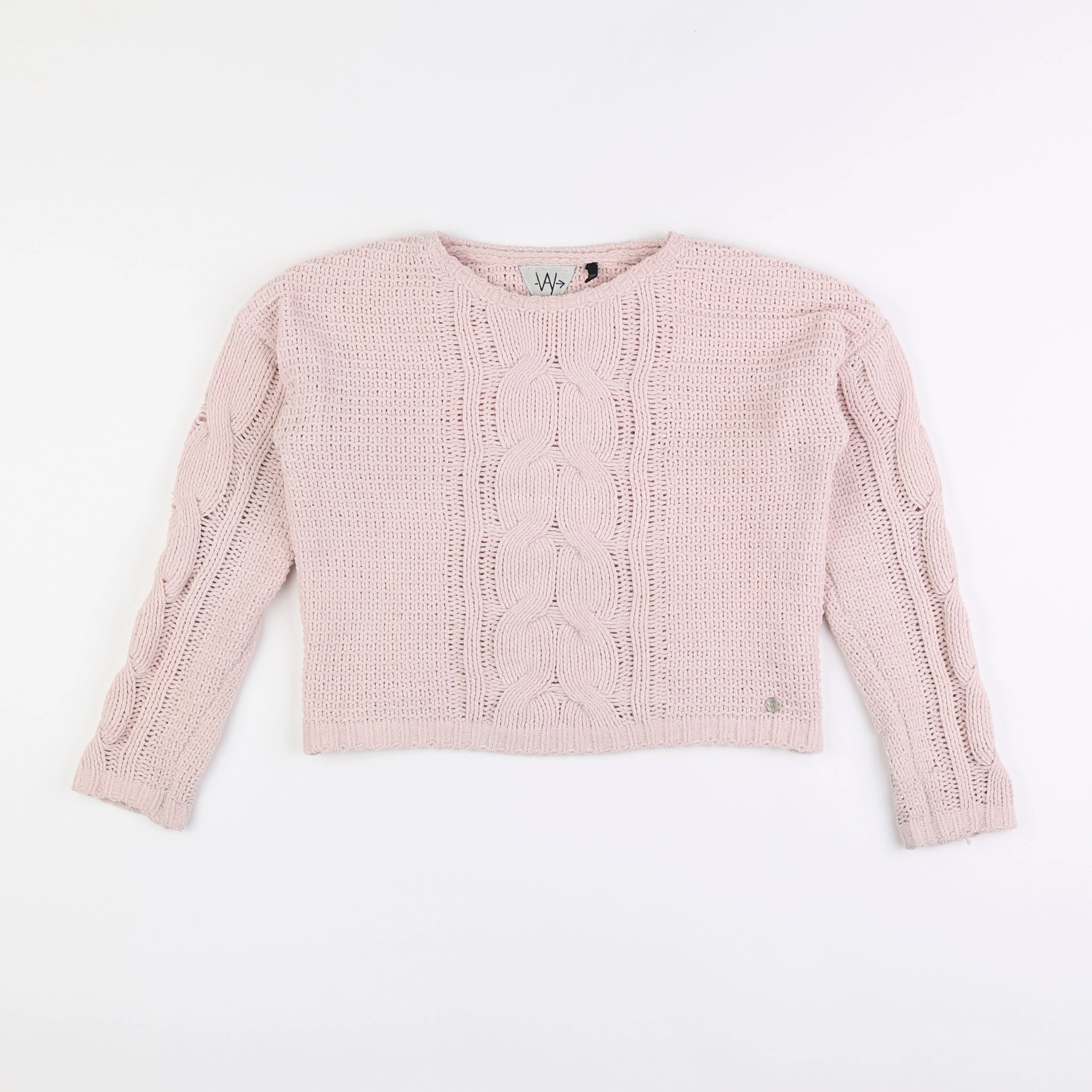 IKKS - pull court  rose - 10 ans