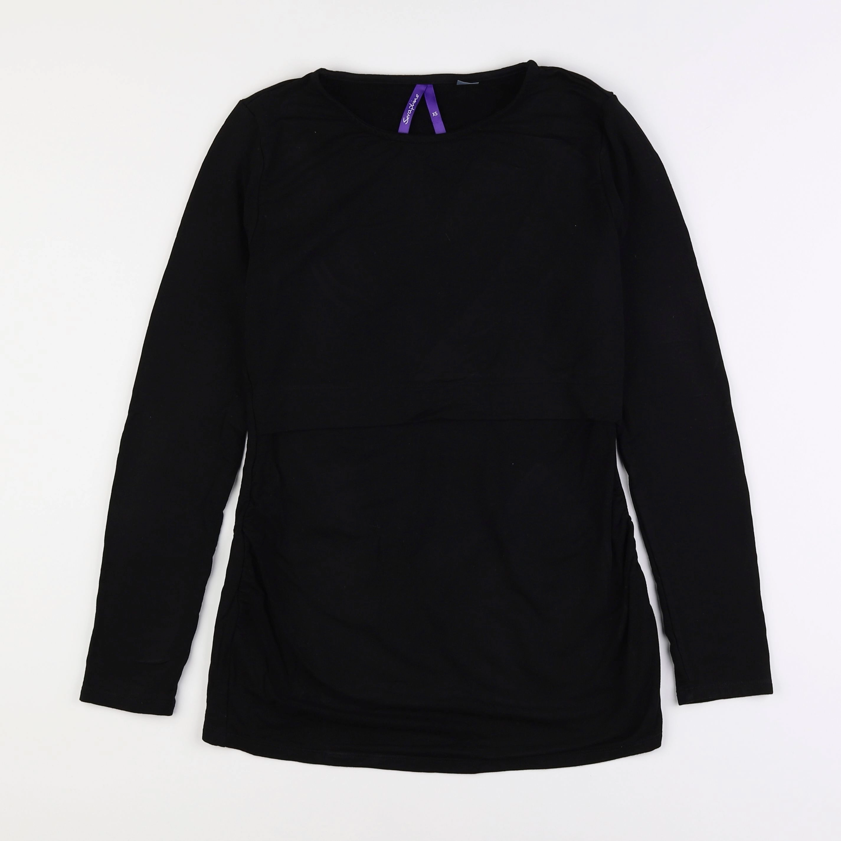 Seraphine - tee-shirt grossesse, allaitement noir - 34 à 36