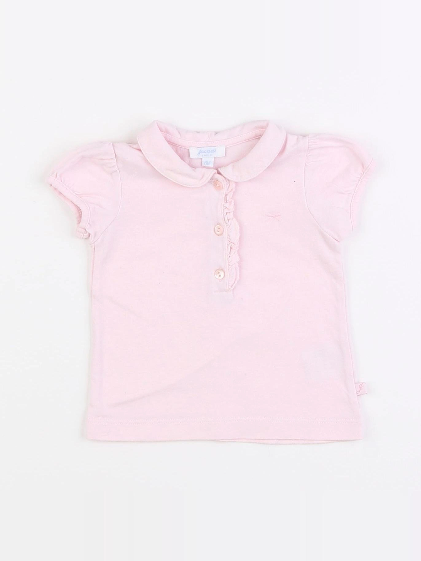 Jacadi - polo rose - 6 mois