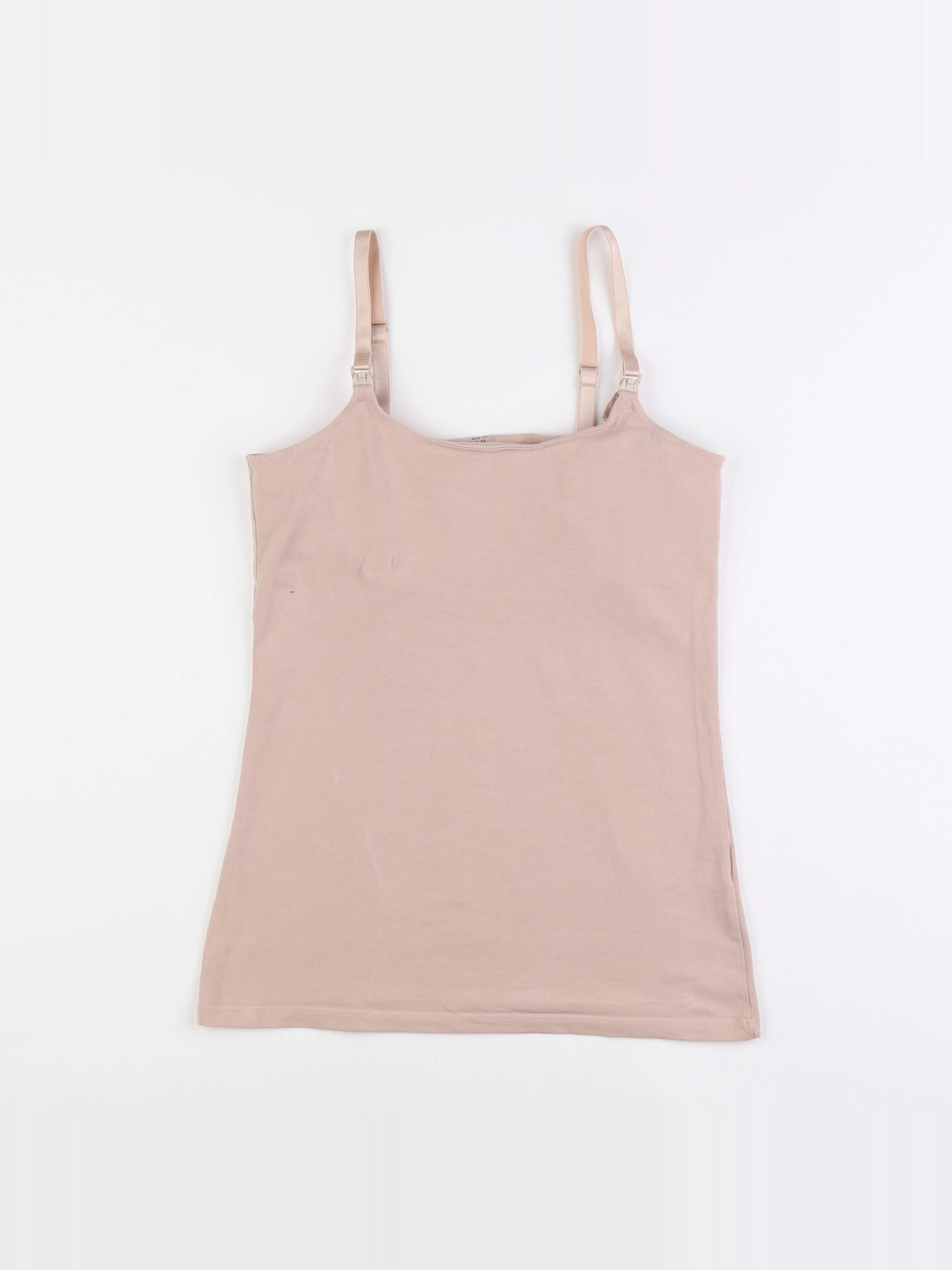 H&M - débardeur allaitement beige - 34
