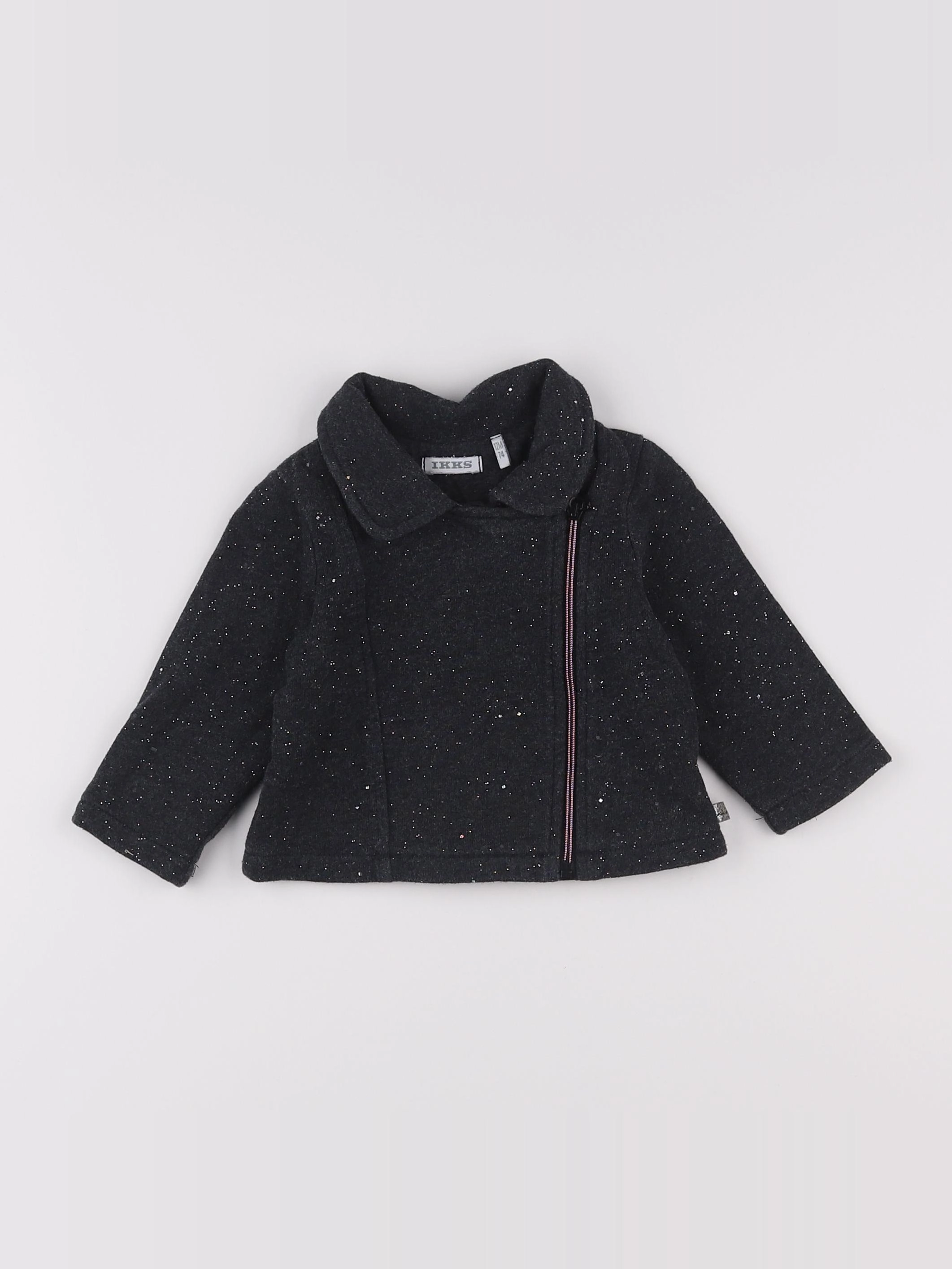 IKKS - veste gris - 12 mois
