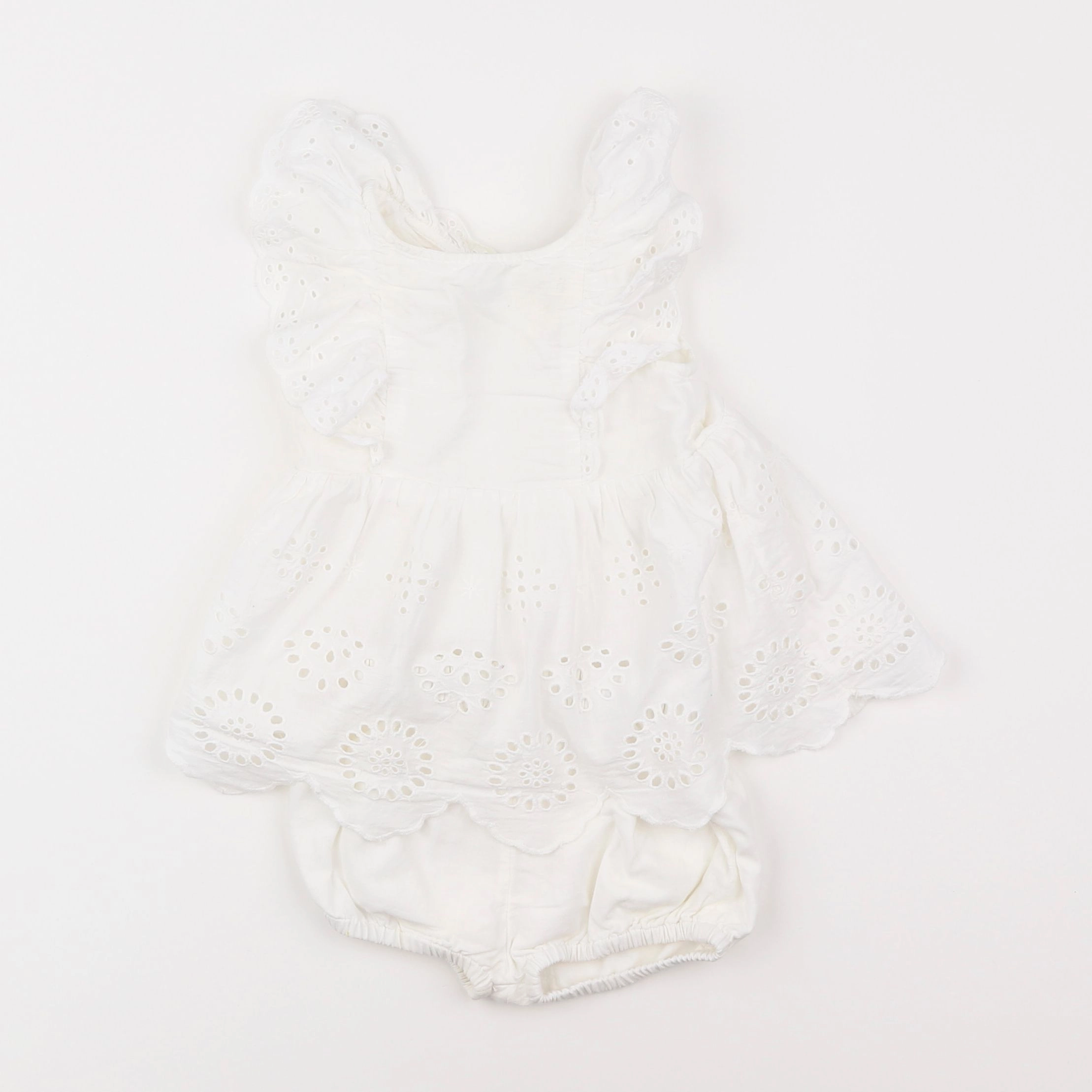 Vertbaudet - robe blanc - 3 mois