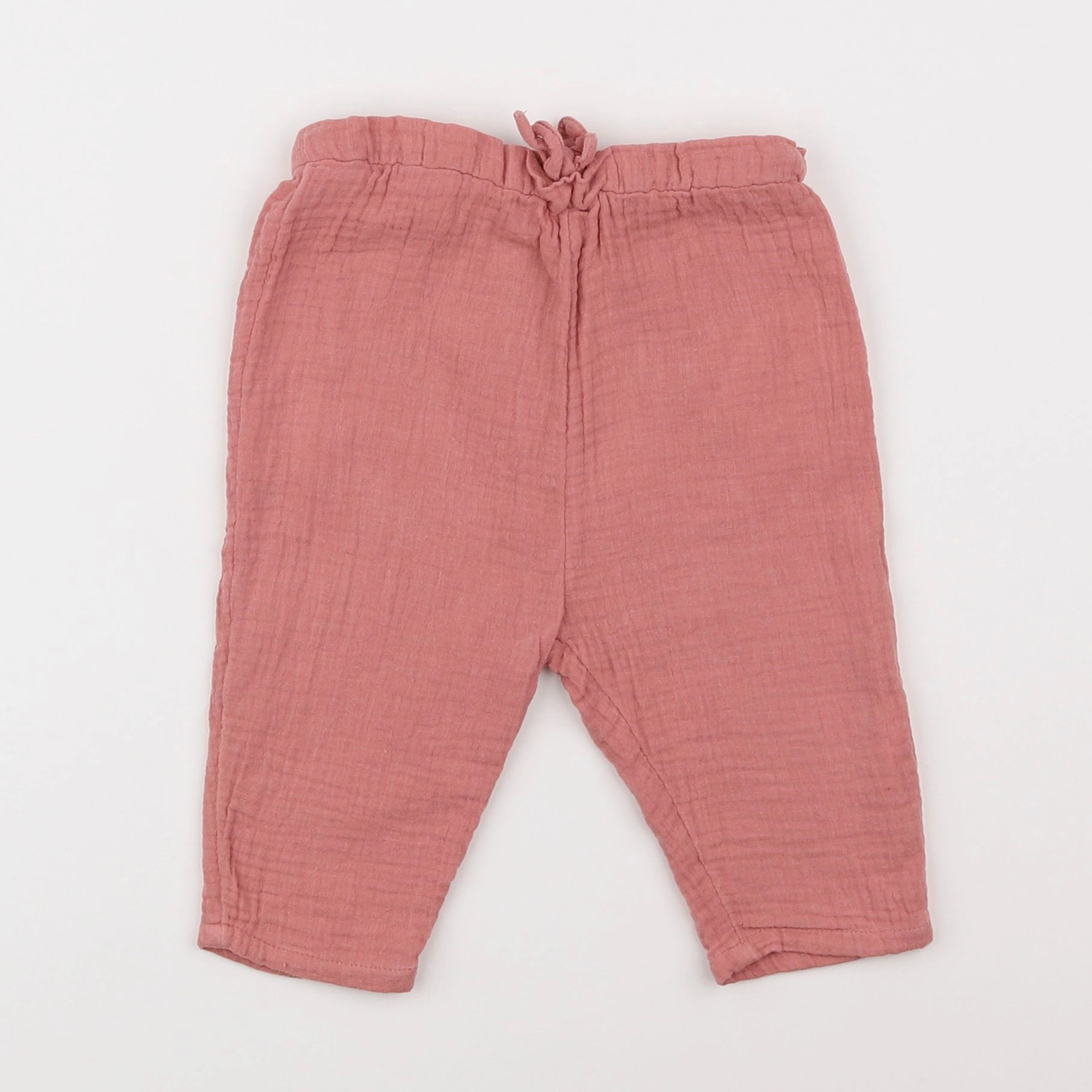Vertbaudet - pantalon rose - 9 mois