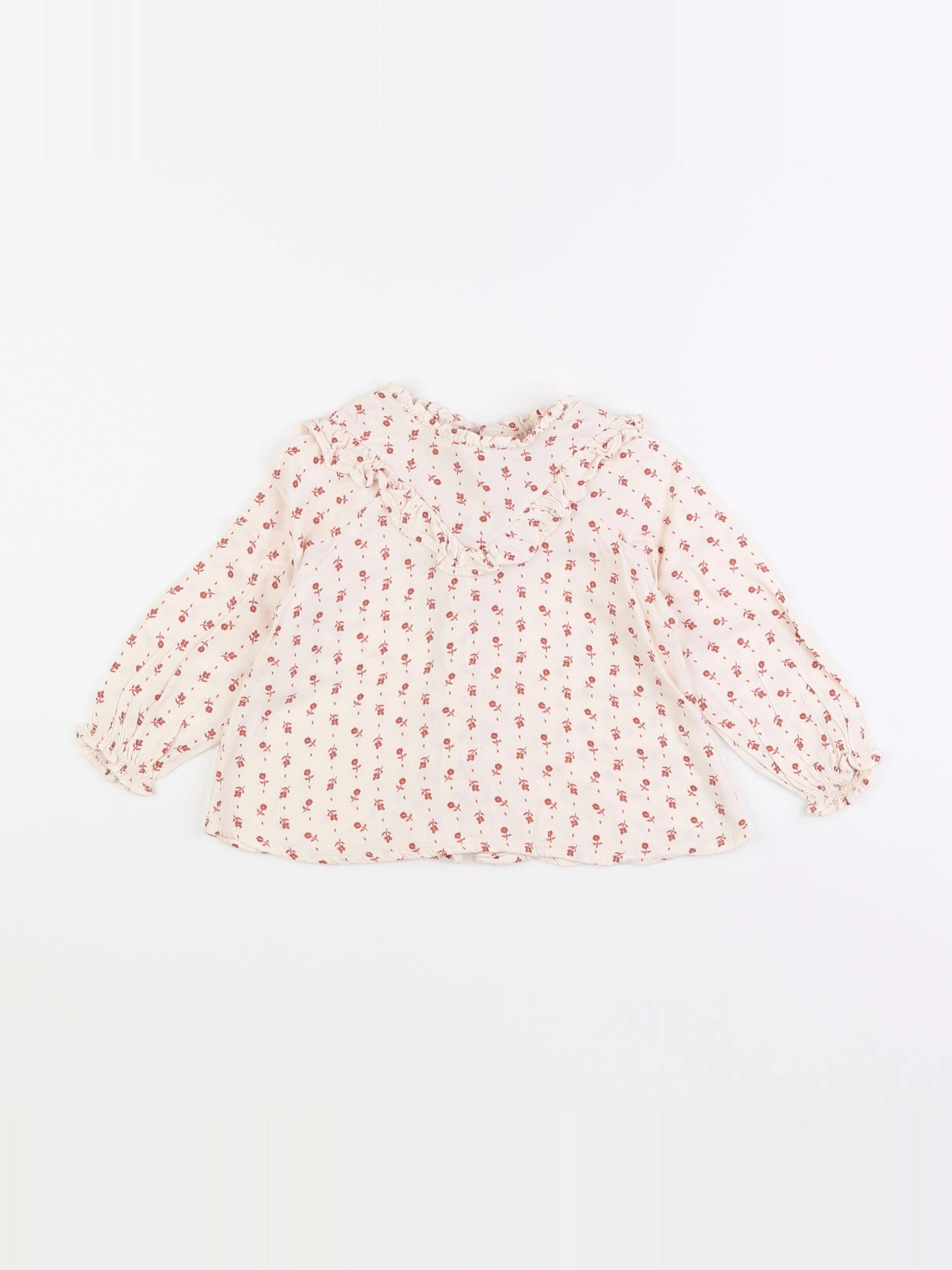 Vertbaudet - blouse blanc - 18 mois