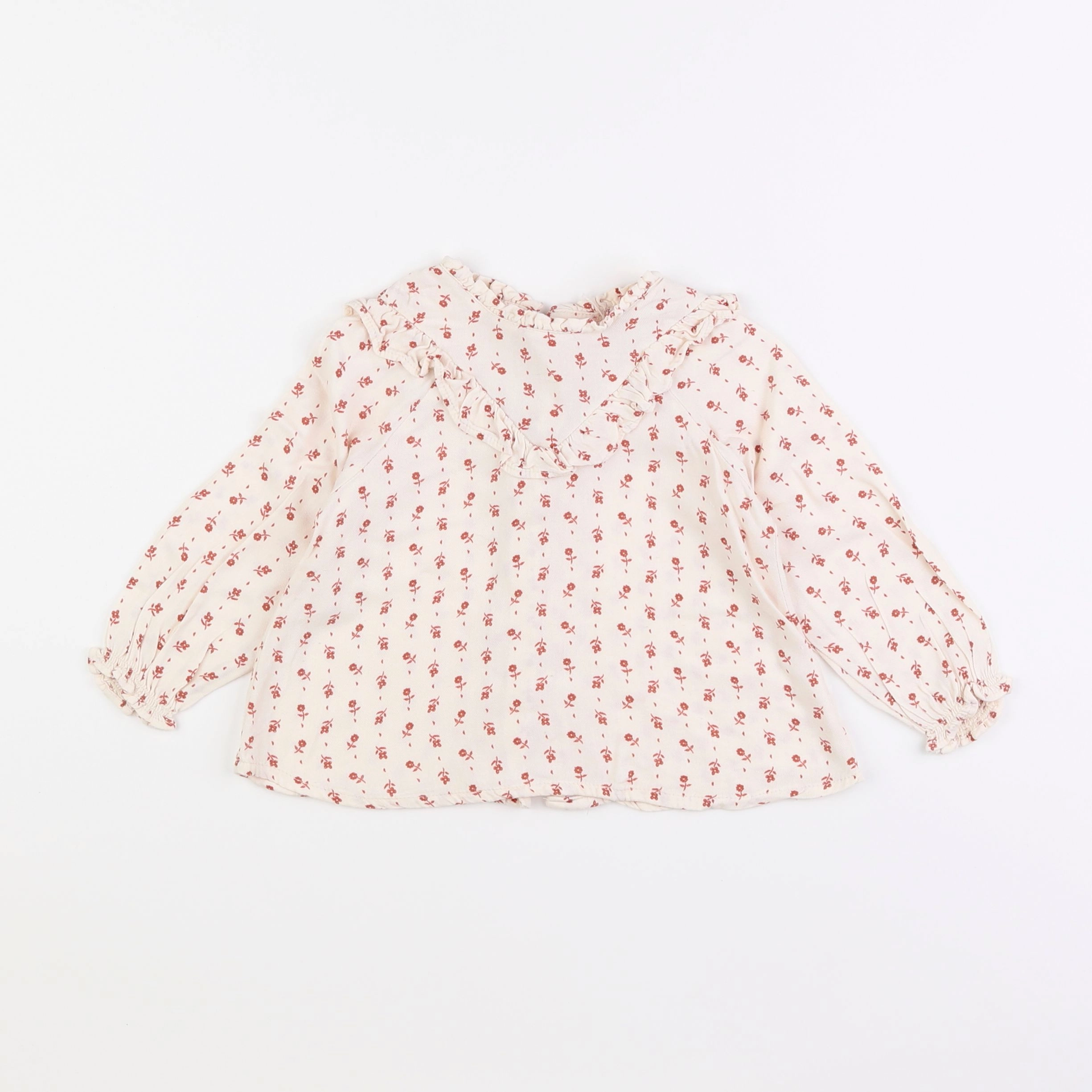 Vertbaudet - blouse blanc - 18 mois