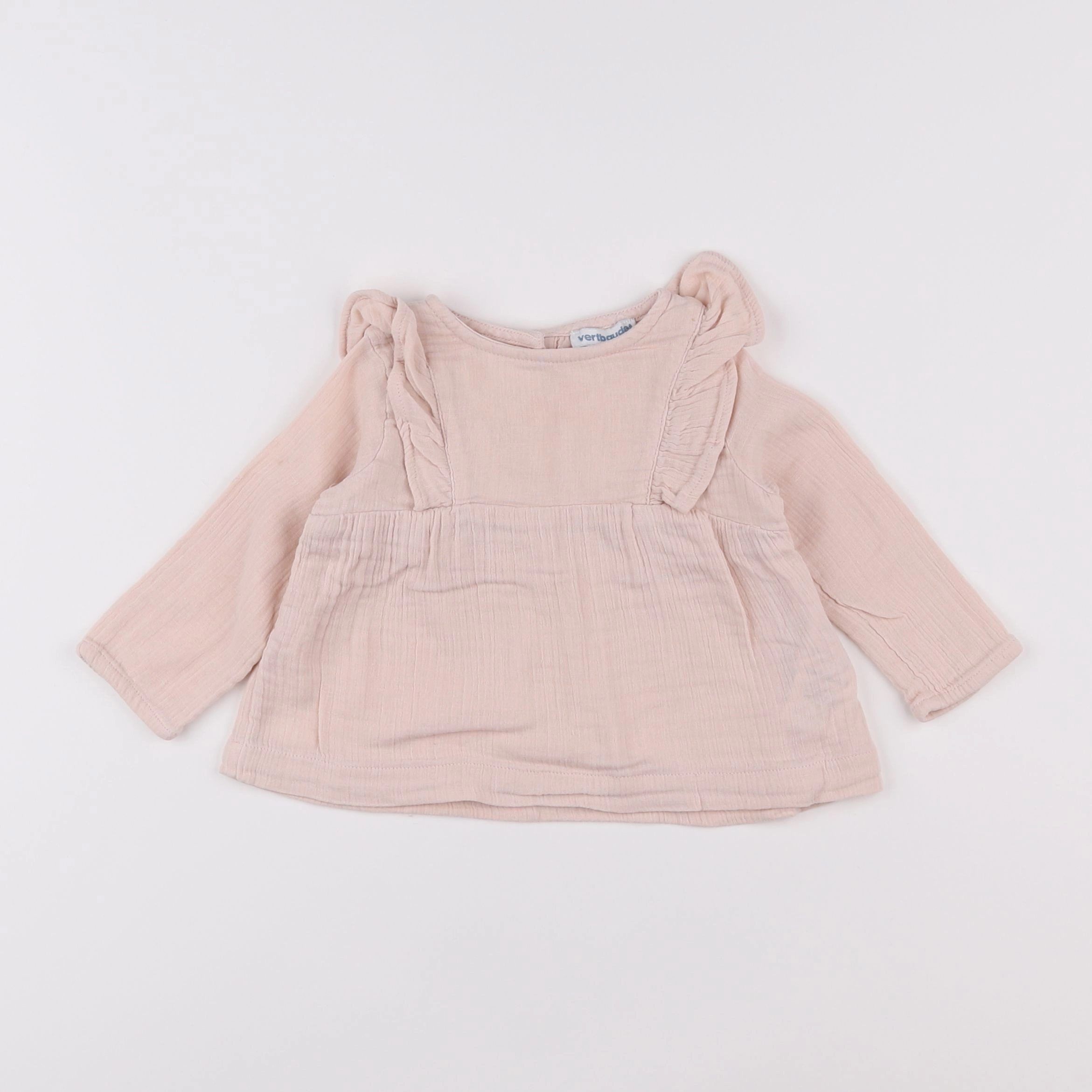 Vertbaudet - blouse rose - 6 mois
