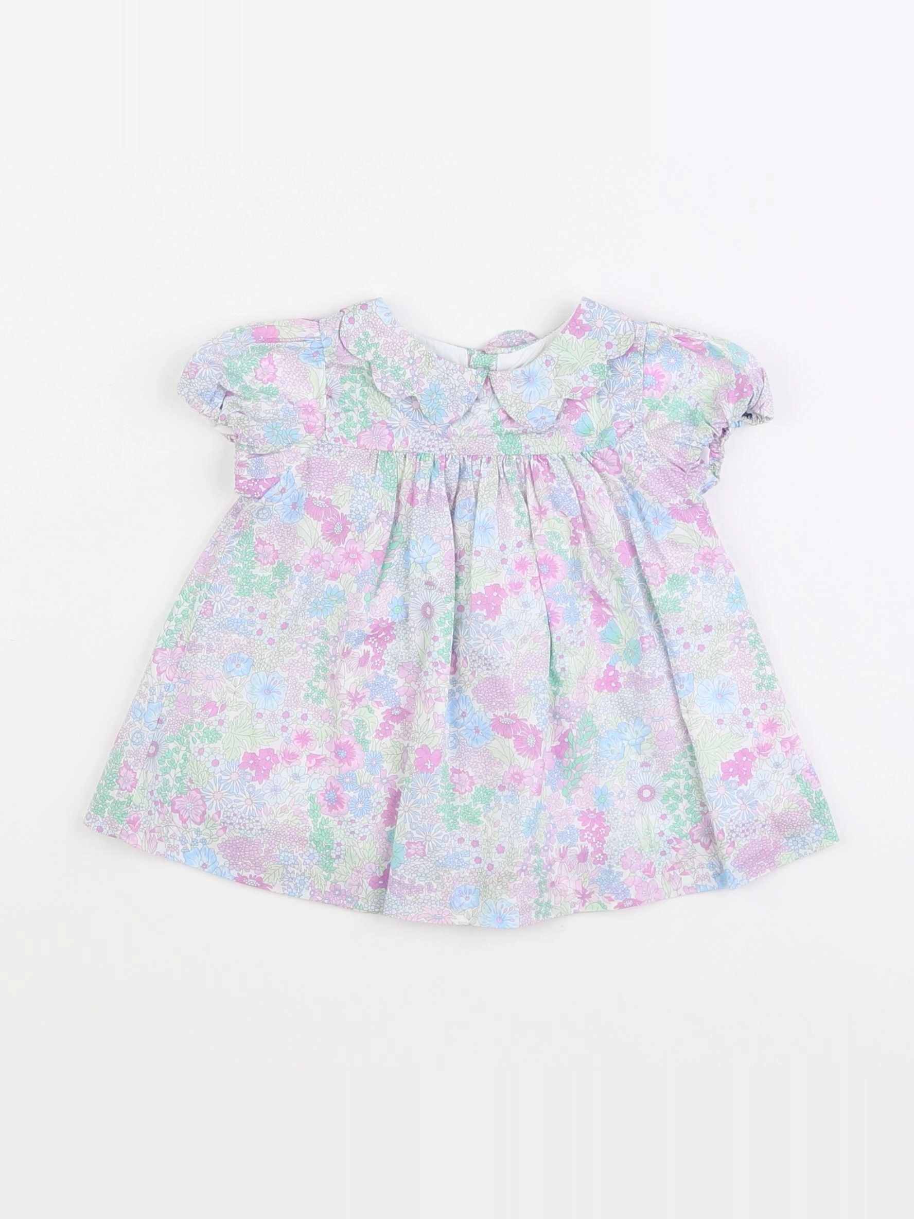 Jacadi - robe liberty multicolore - 3 mois