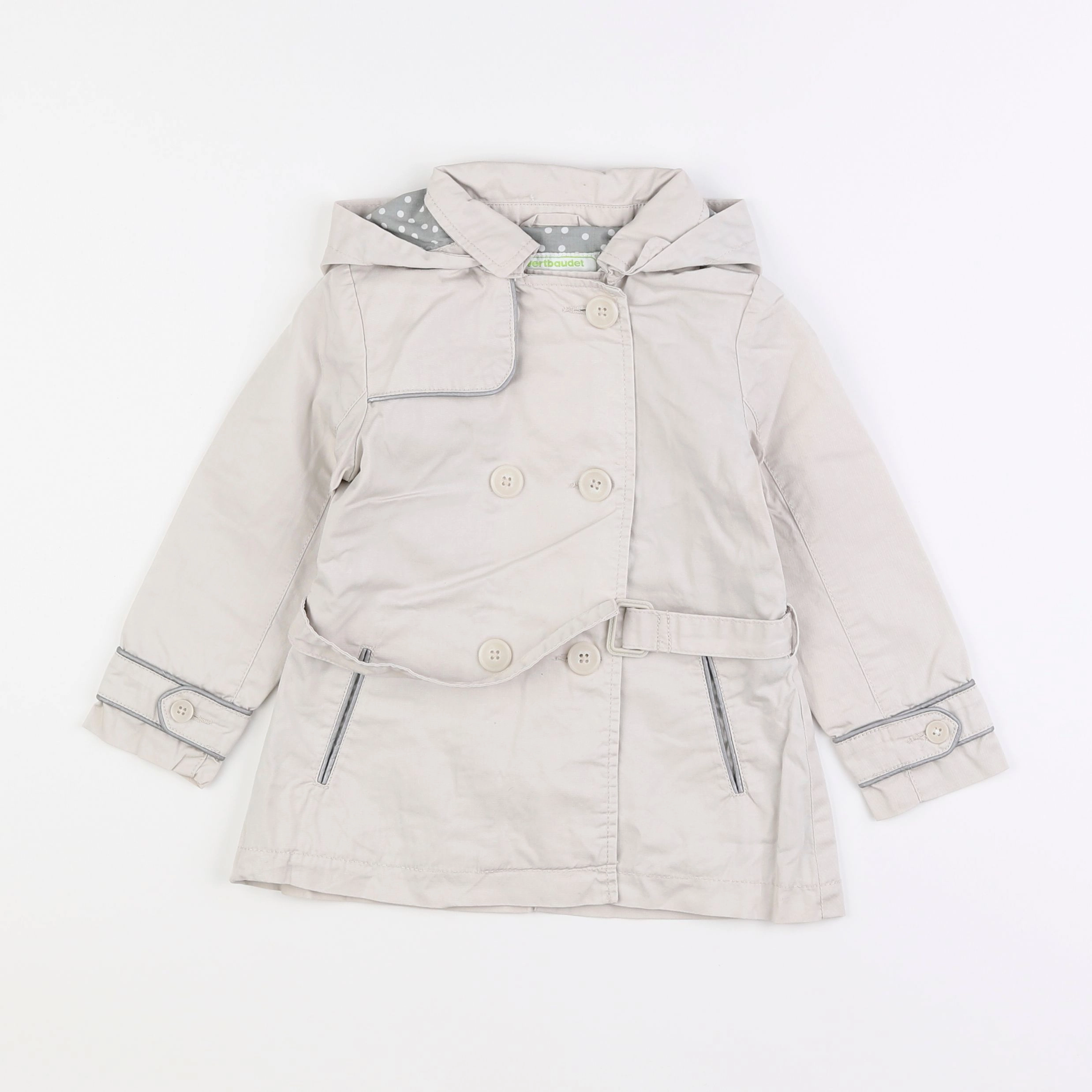 Vertbaudet - trench beige - 3 ans