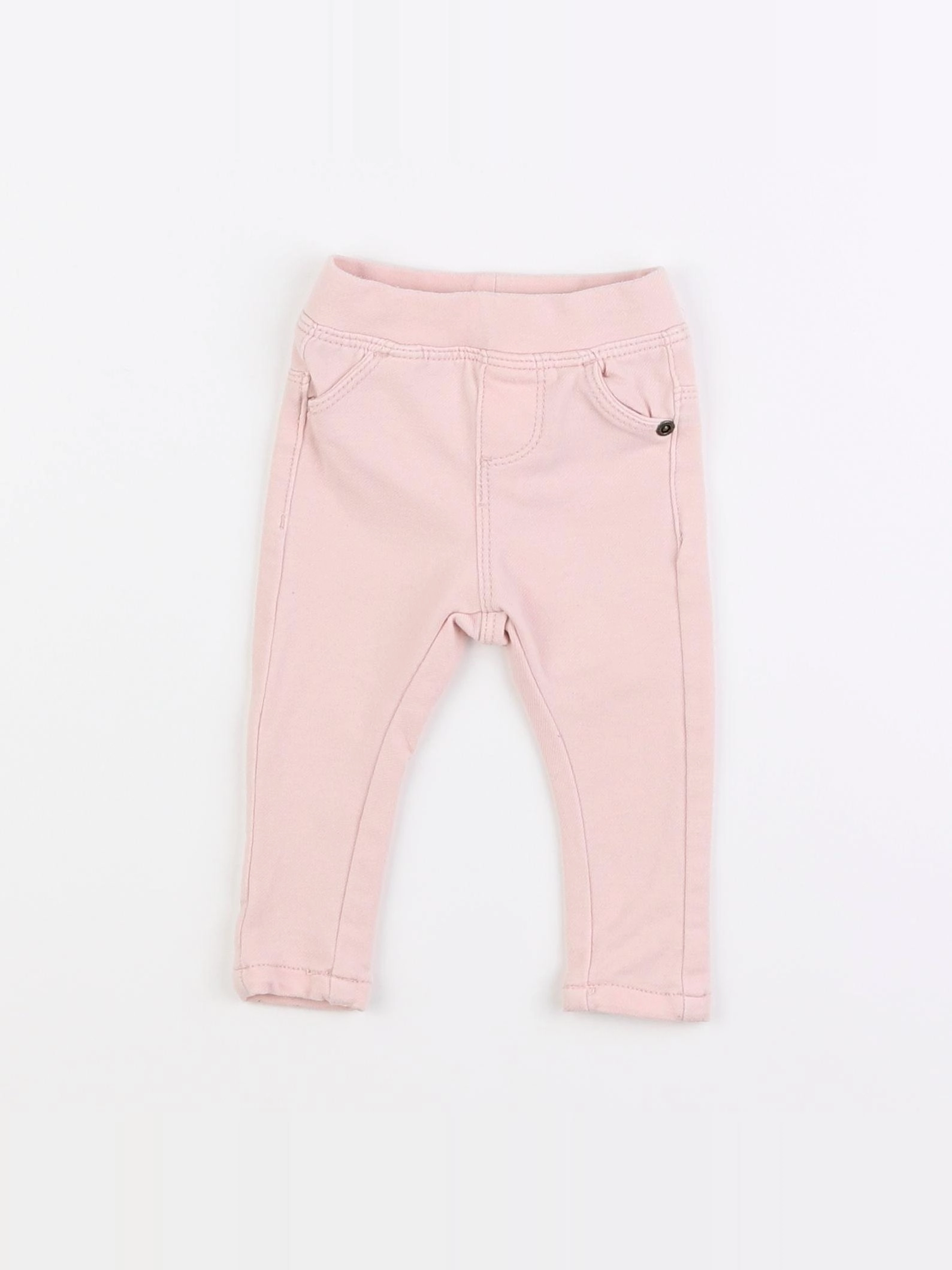 Vertbaudet - jegging rose - 3 mois