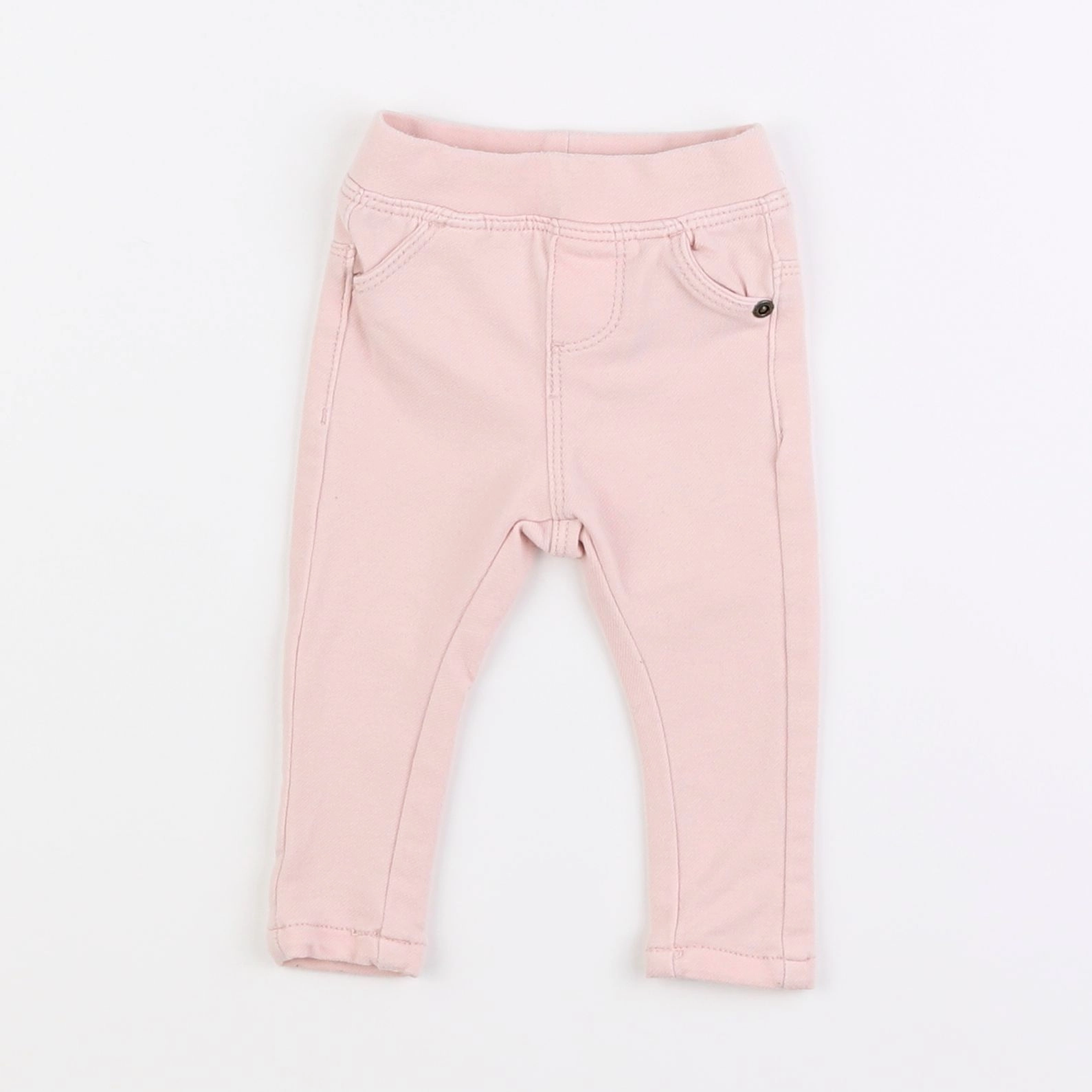 Vertbaudet - jegging rose - 3 mois