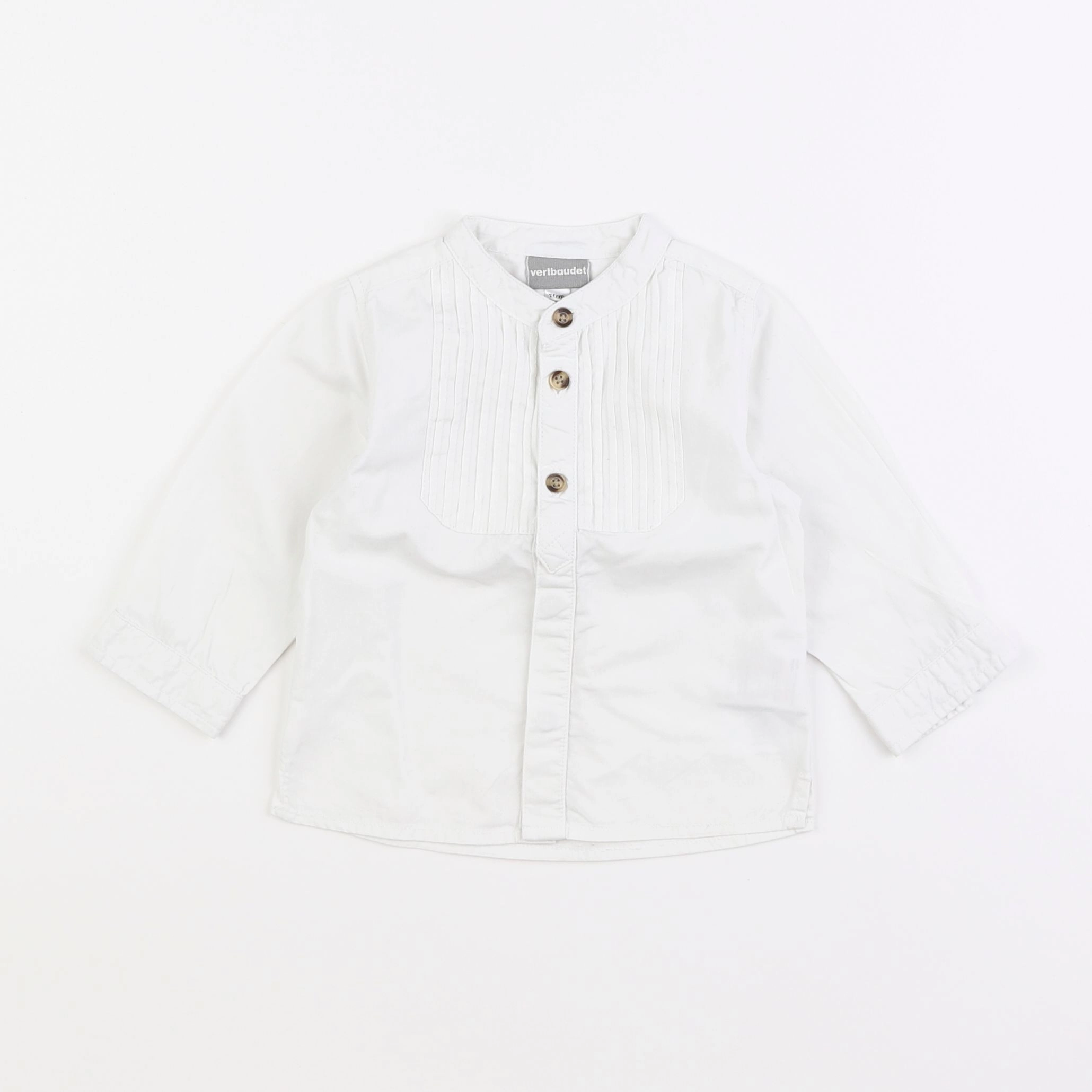 Vertbaudet - blouse blanc - 9 mois