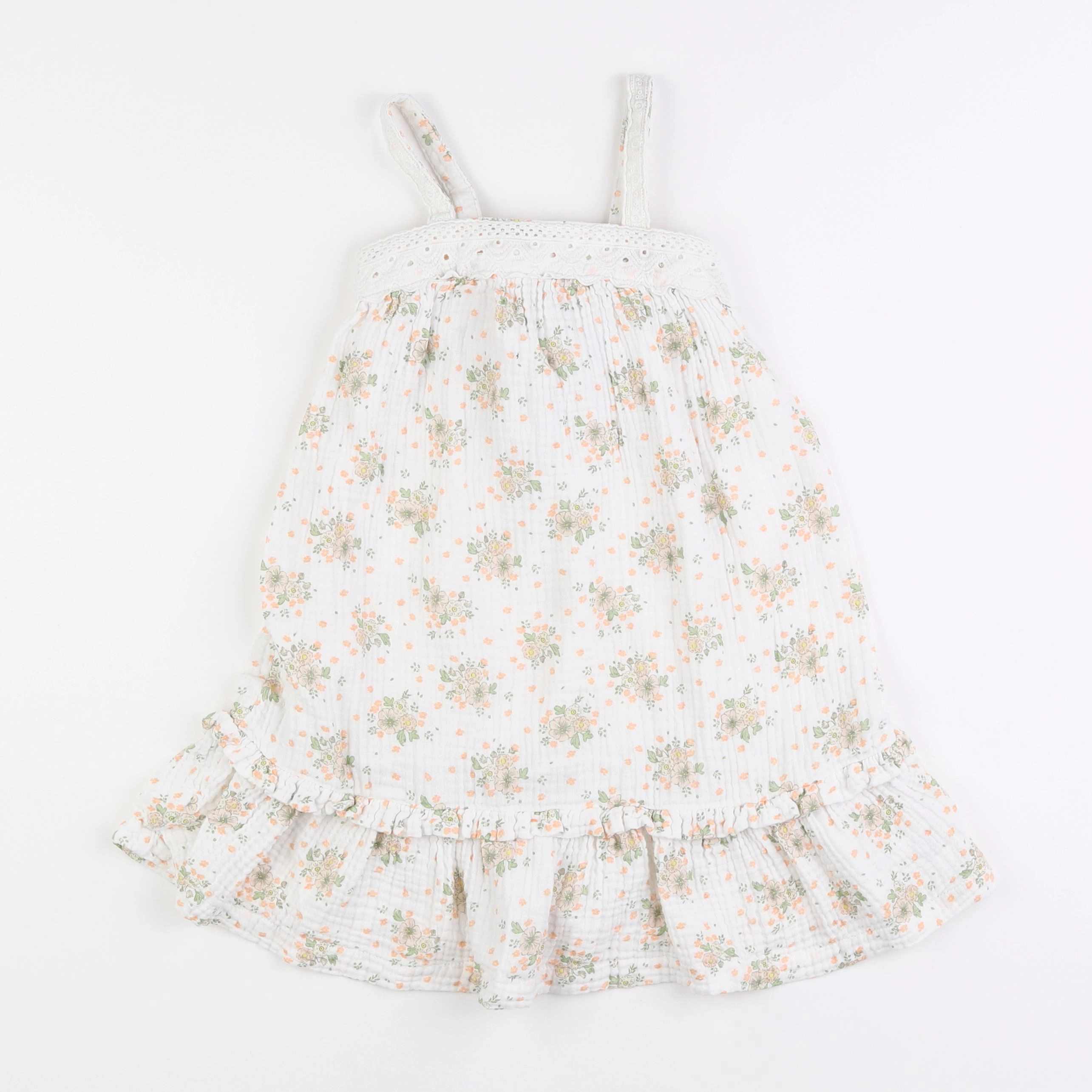 Vertbaudet - robe blanc - 4 ans