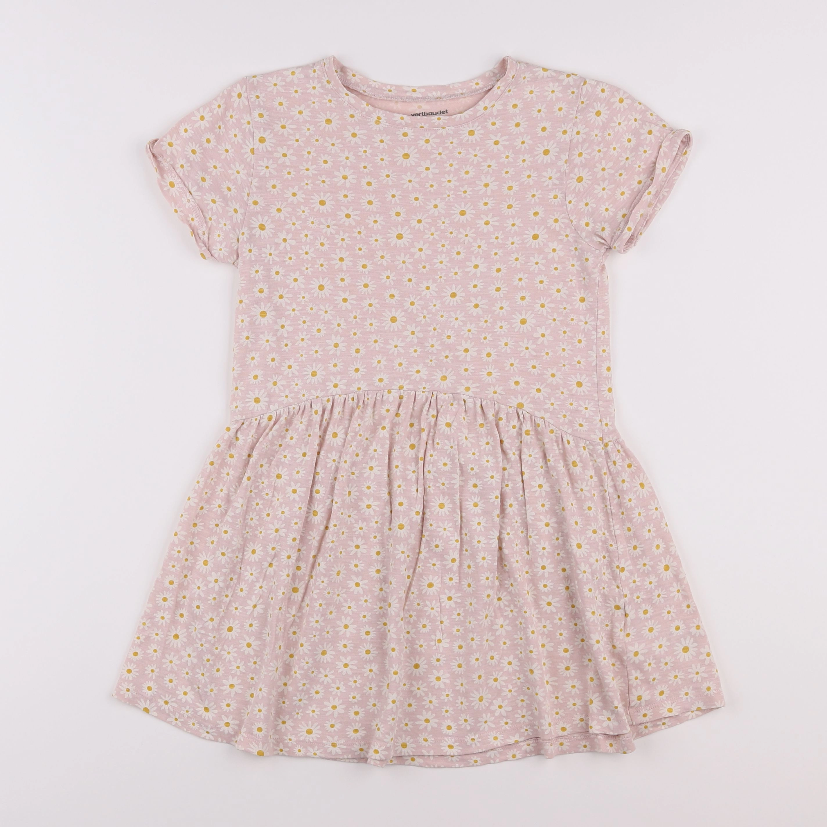Vertbaudet - robe rose - 8 ans