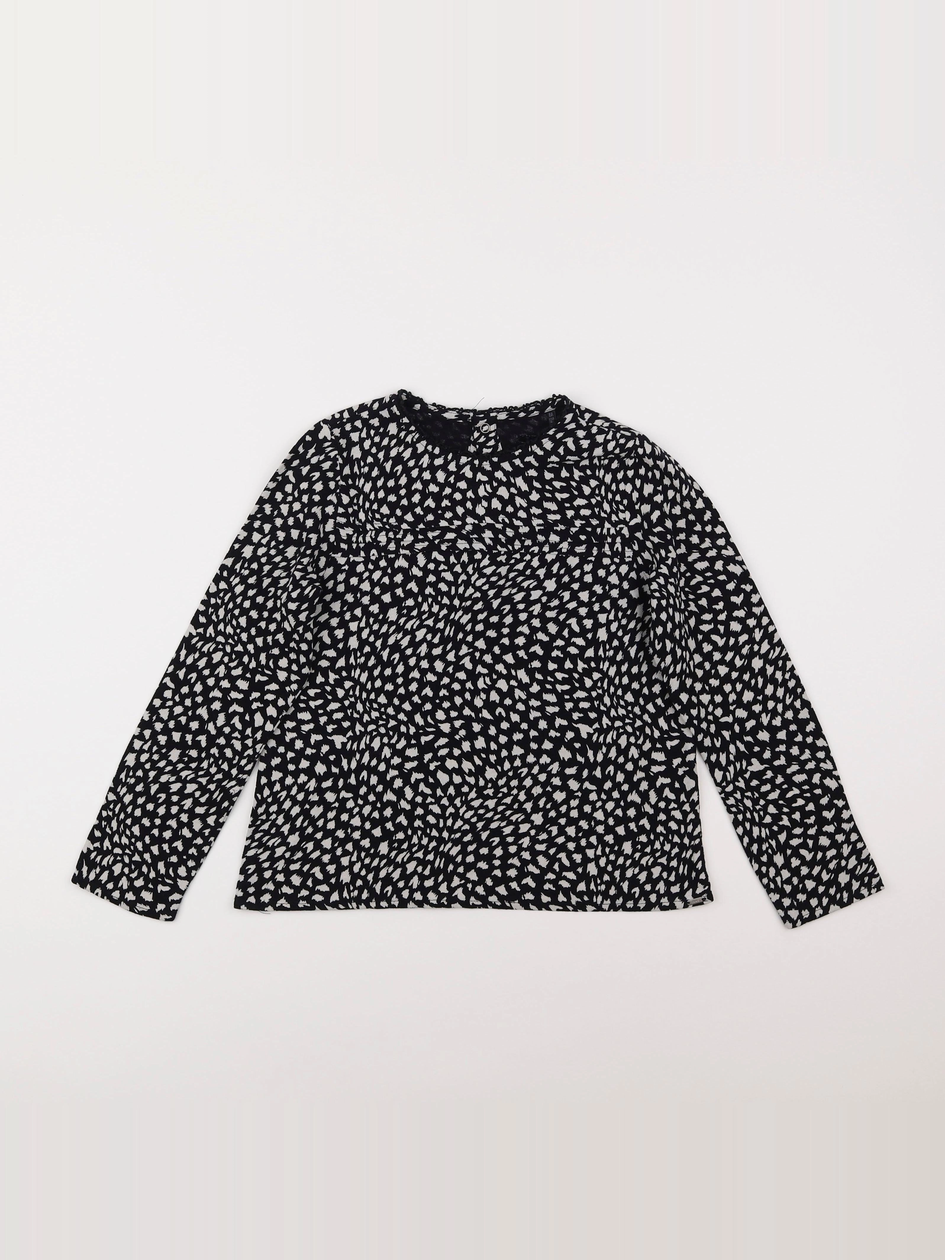 IKKS - blouse noir - 8 ans