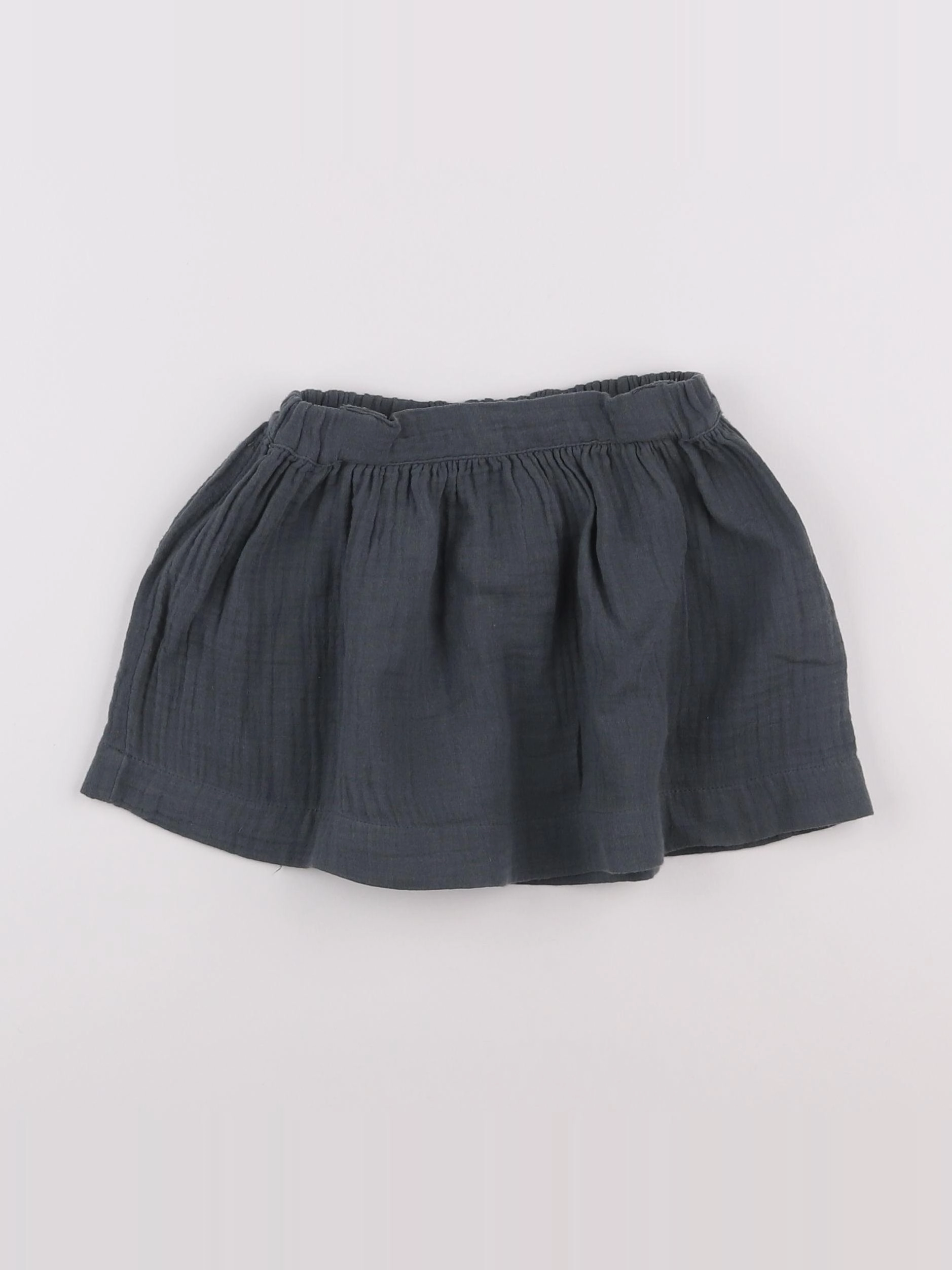 Vertbaudet - jupe gris - 18 mois