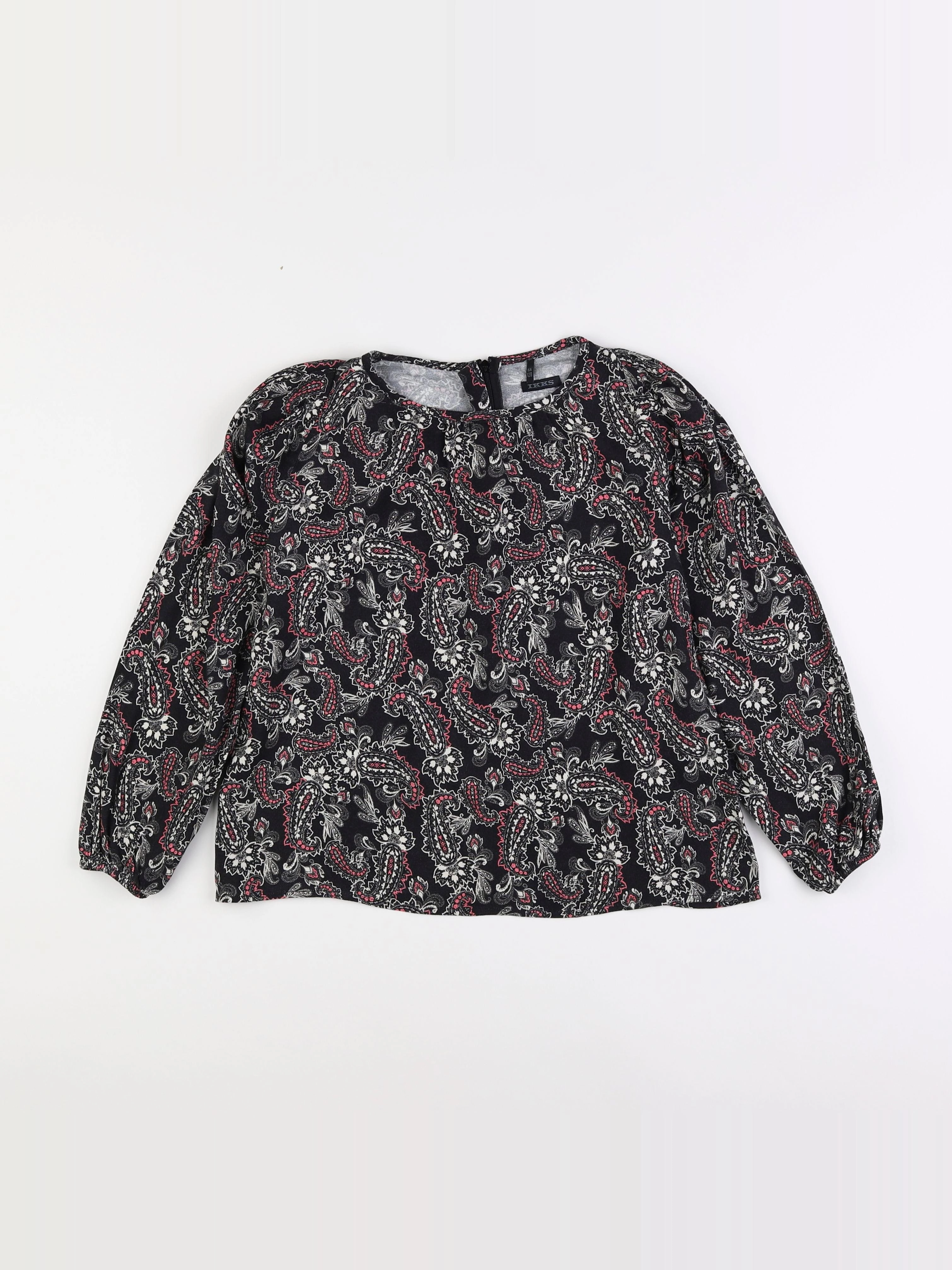 IKKS - blouse noir - 8 ans