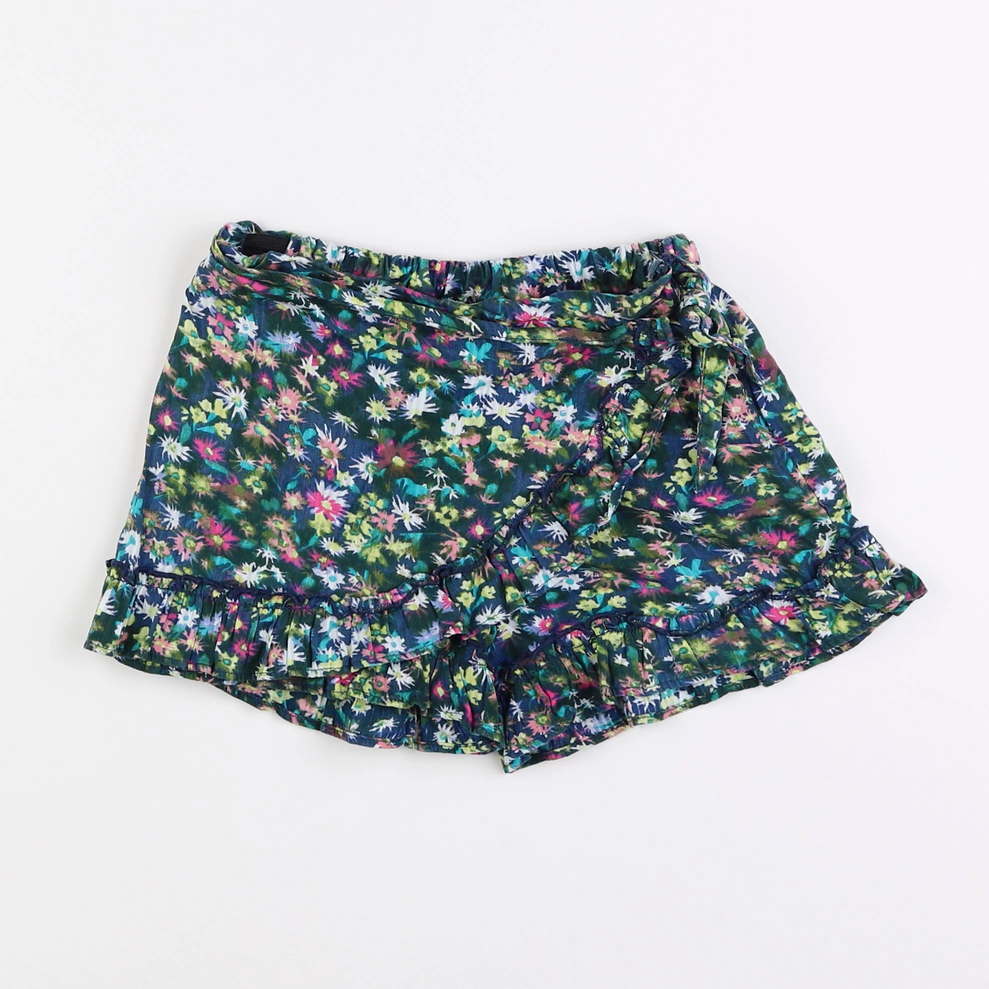 Vertbaudet - jupe short multicolore - 7 ans