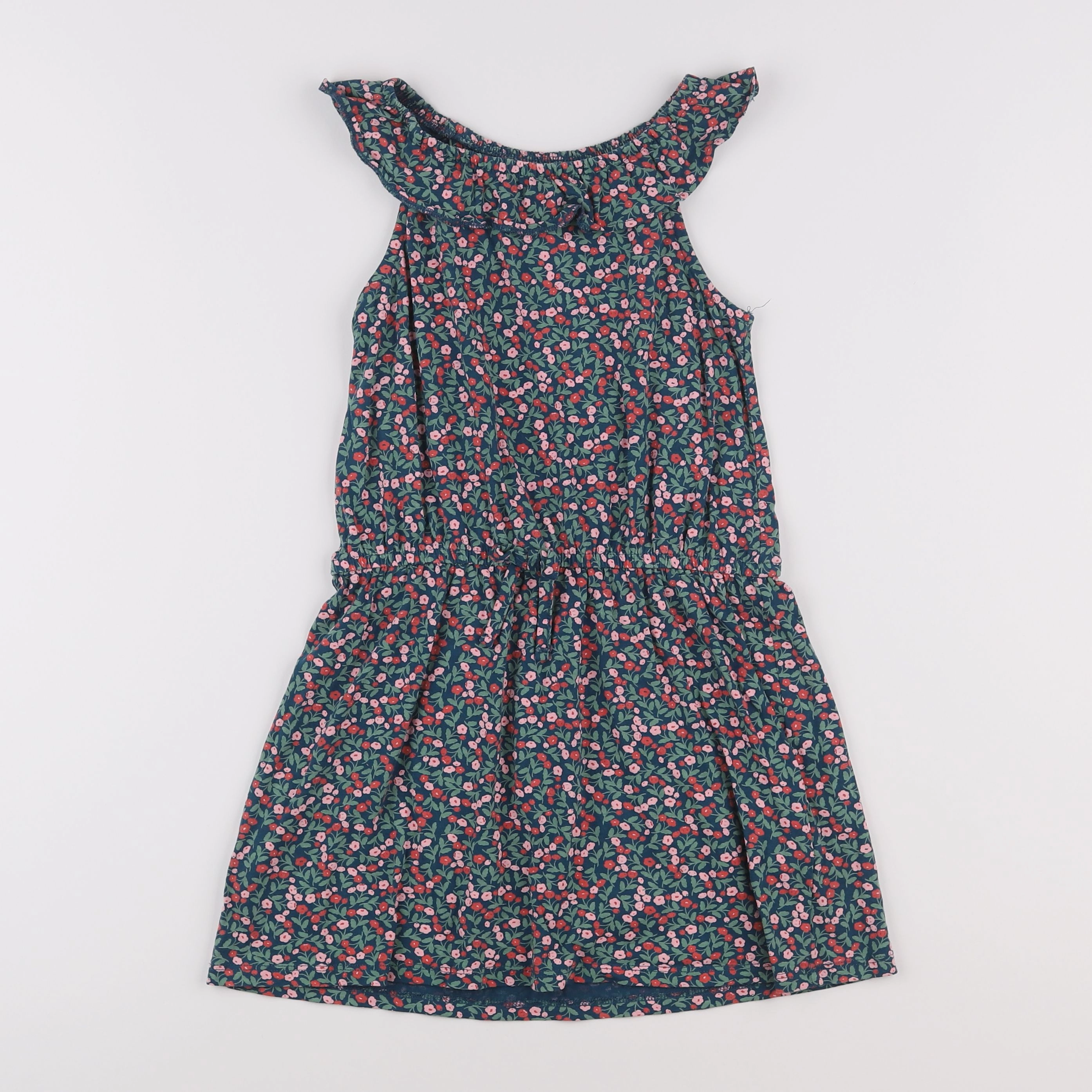 Vertbaudet - robe multicolore - 7 ans