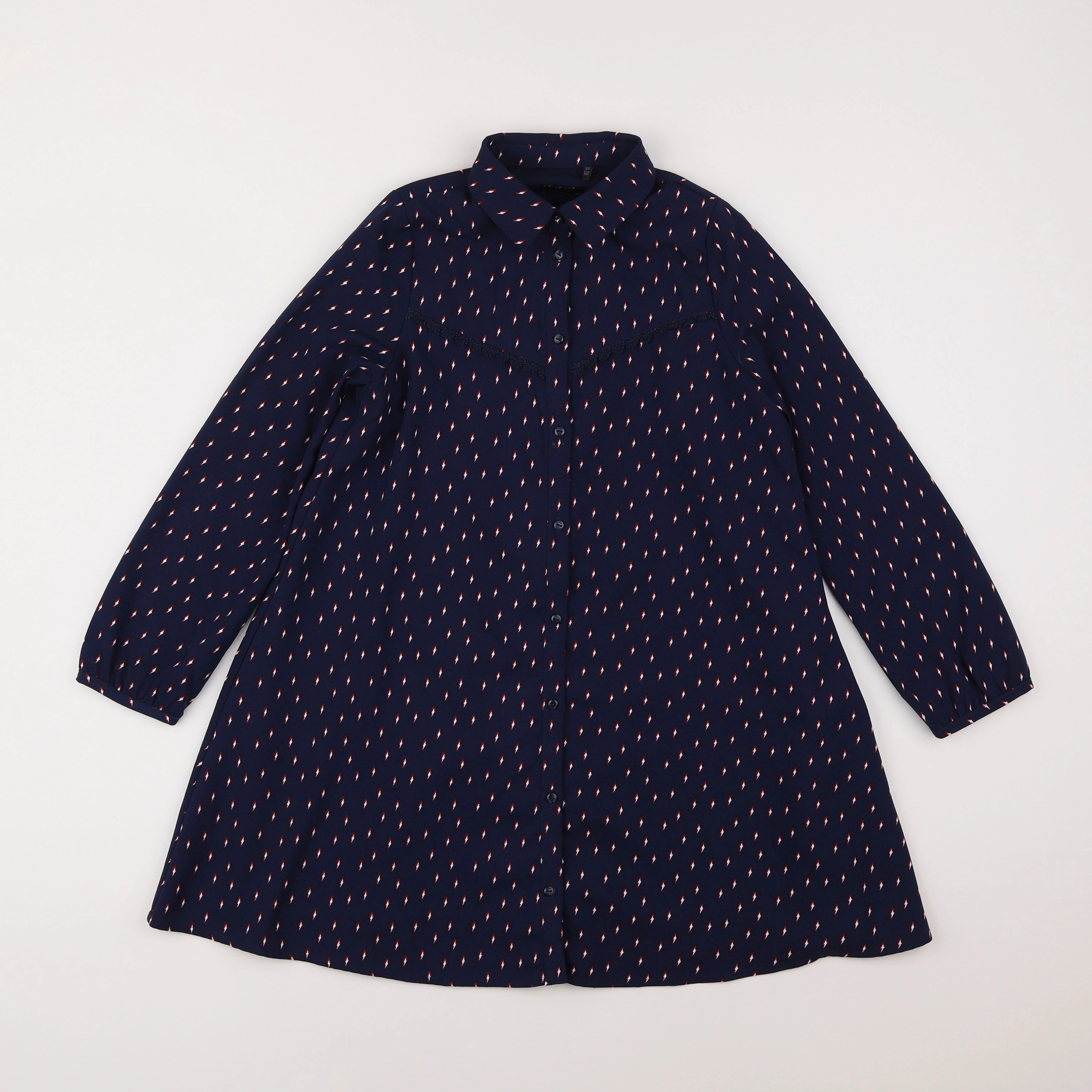 IKKS - robe bleu - 10 ans