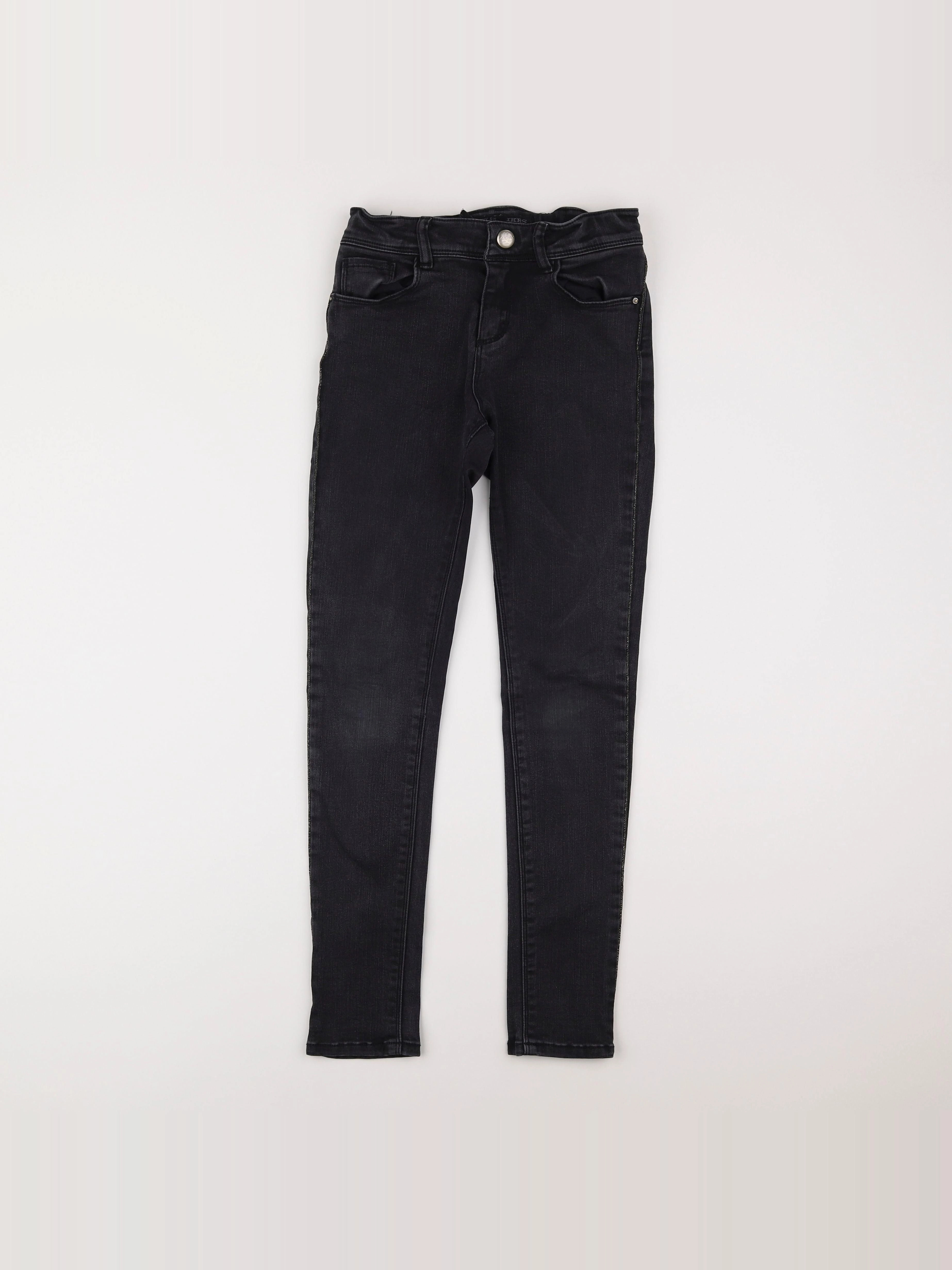 IKKS - jean gris - 10 ans