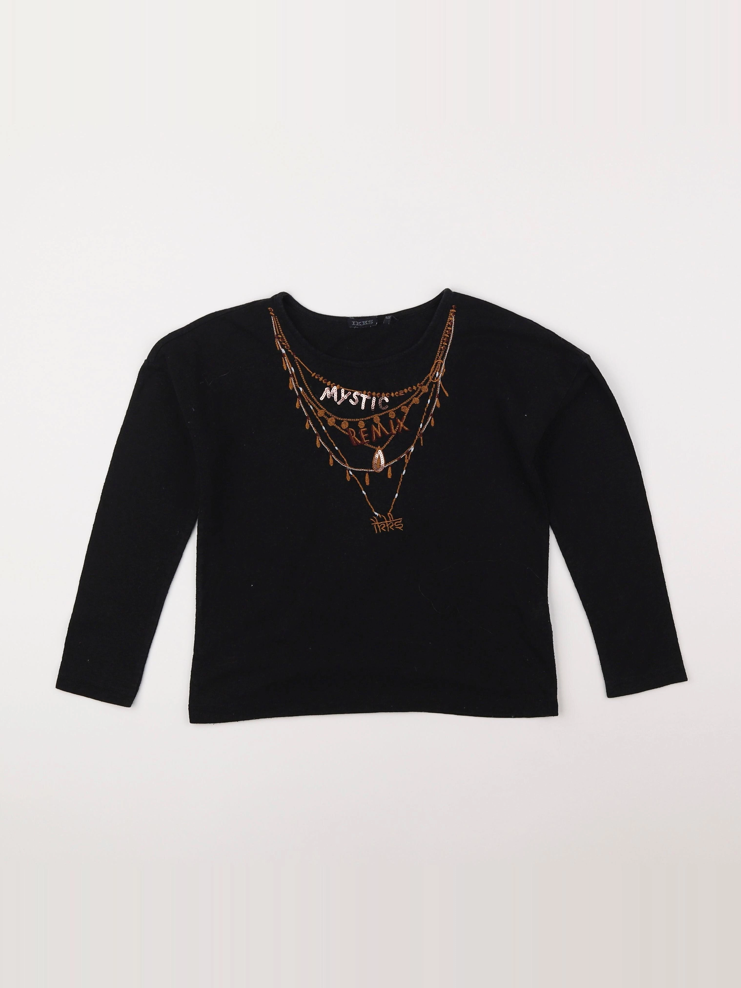 IKKS - tee-shirt noir - 8 ans