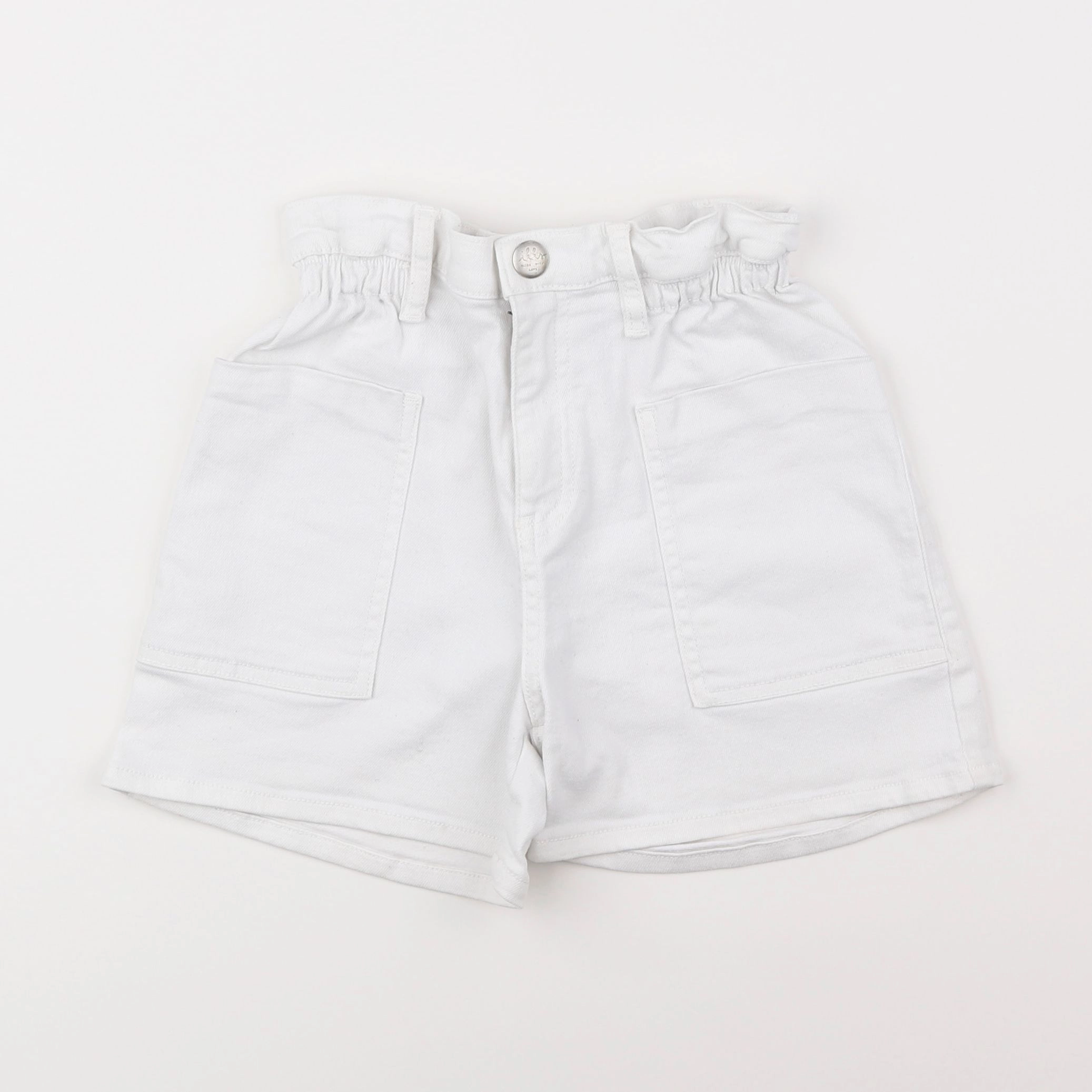 IKKS - short blanc - 8 ans