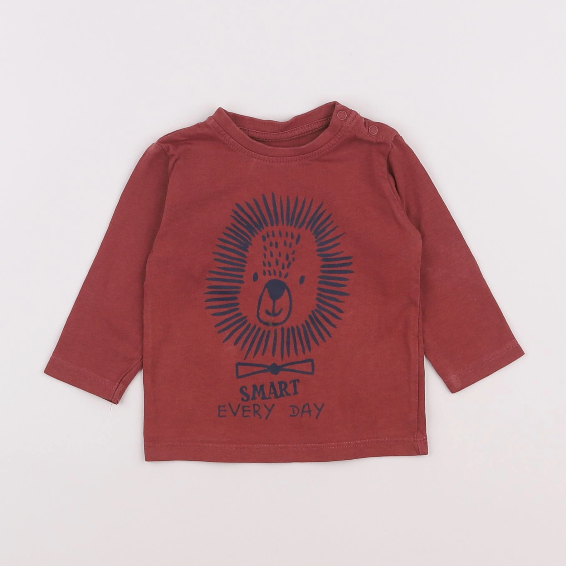 Vertbaudet - tee-shirt rouge - 3 mois