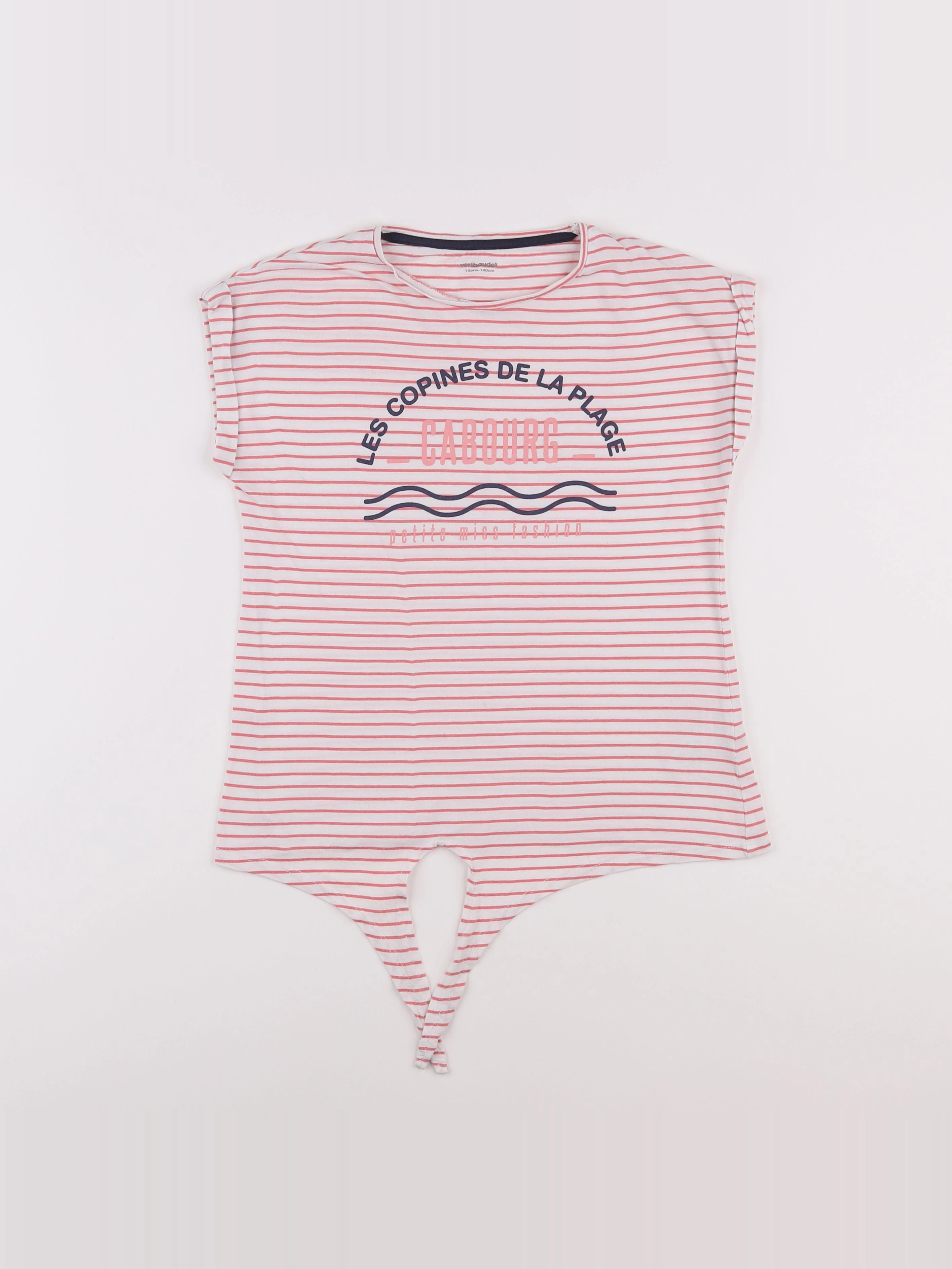 Vertbaudet - tee-shirt multicolore - 10 ans