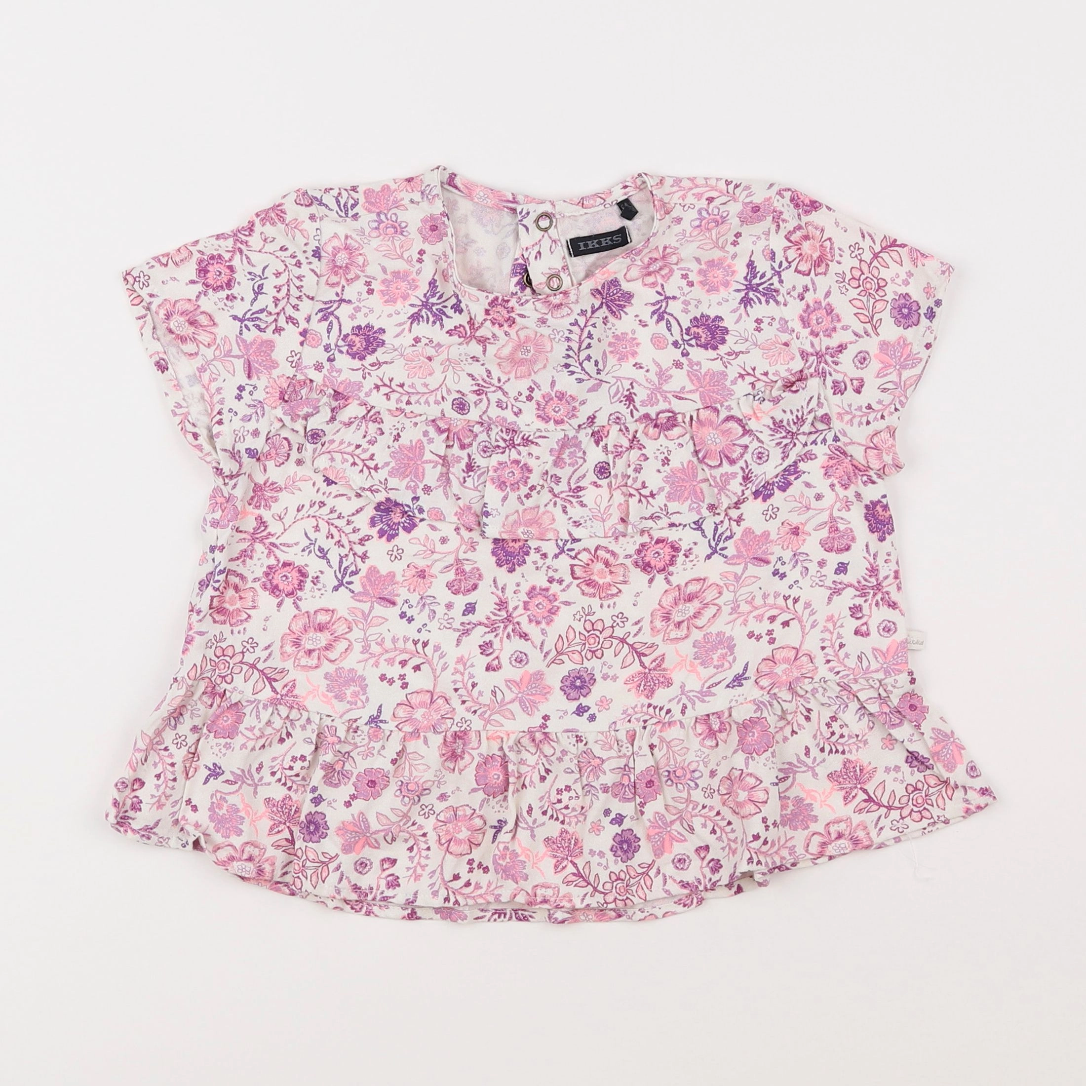 IKKS - blouse rose - 6 ans