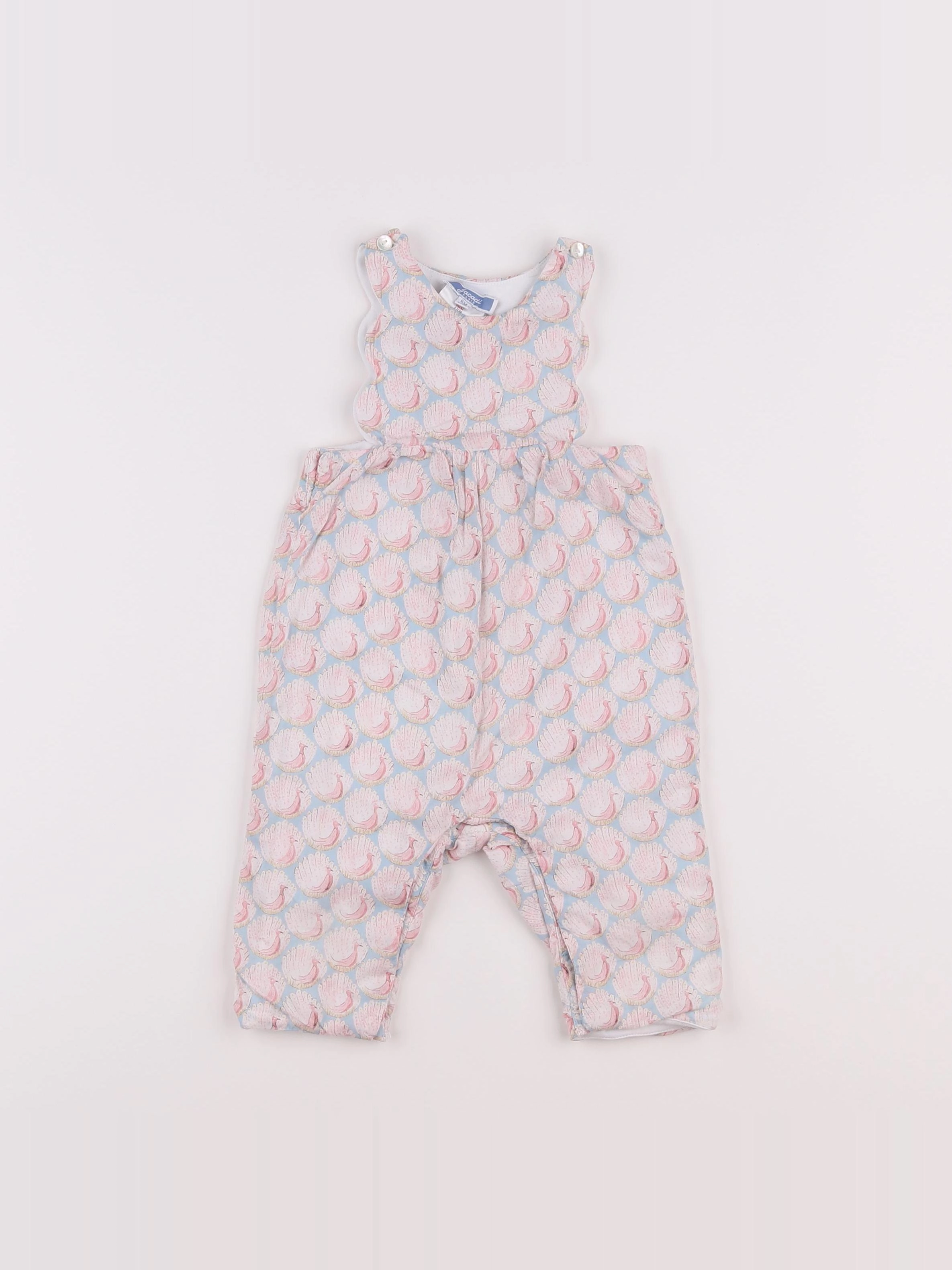 Jacadi - combinaison multicolore - 6 mois