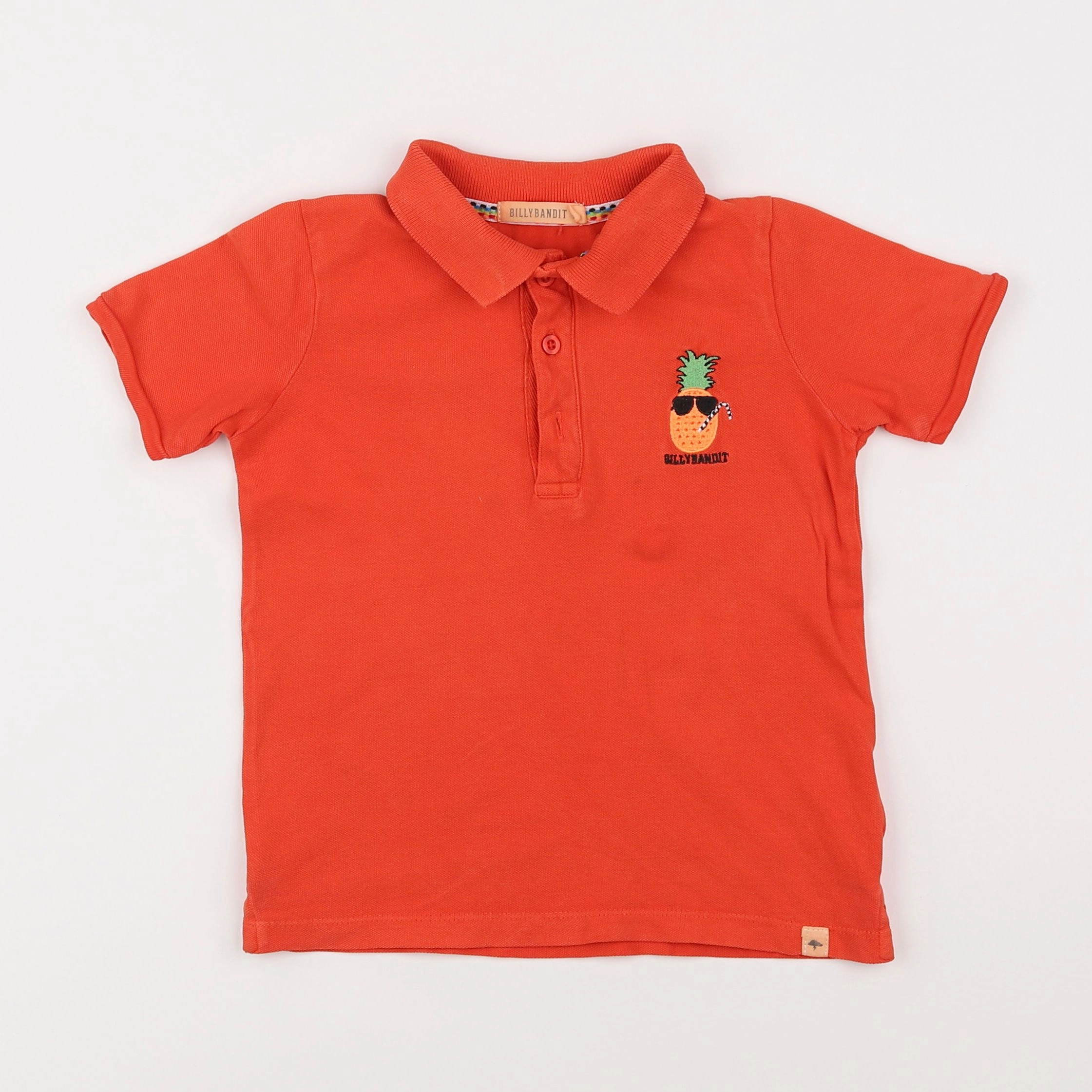 Billy Bandit - polo orange - 5 ans