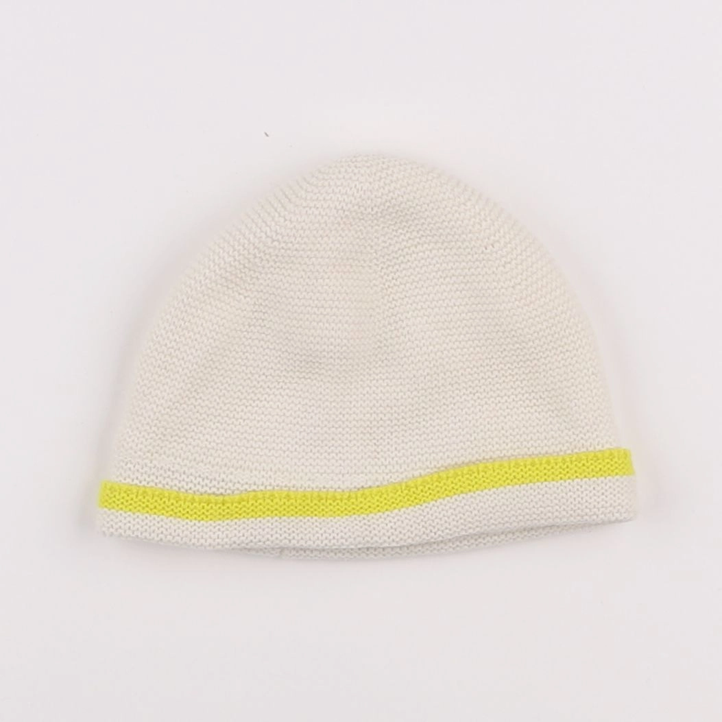 Jacadi - bonnet beige, jaune - 6/9 mois