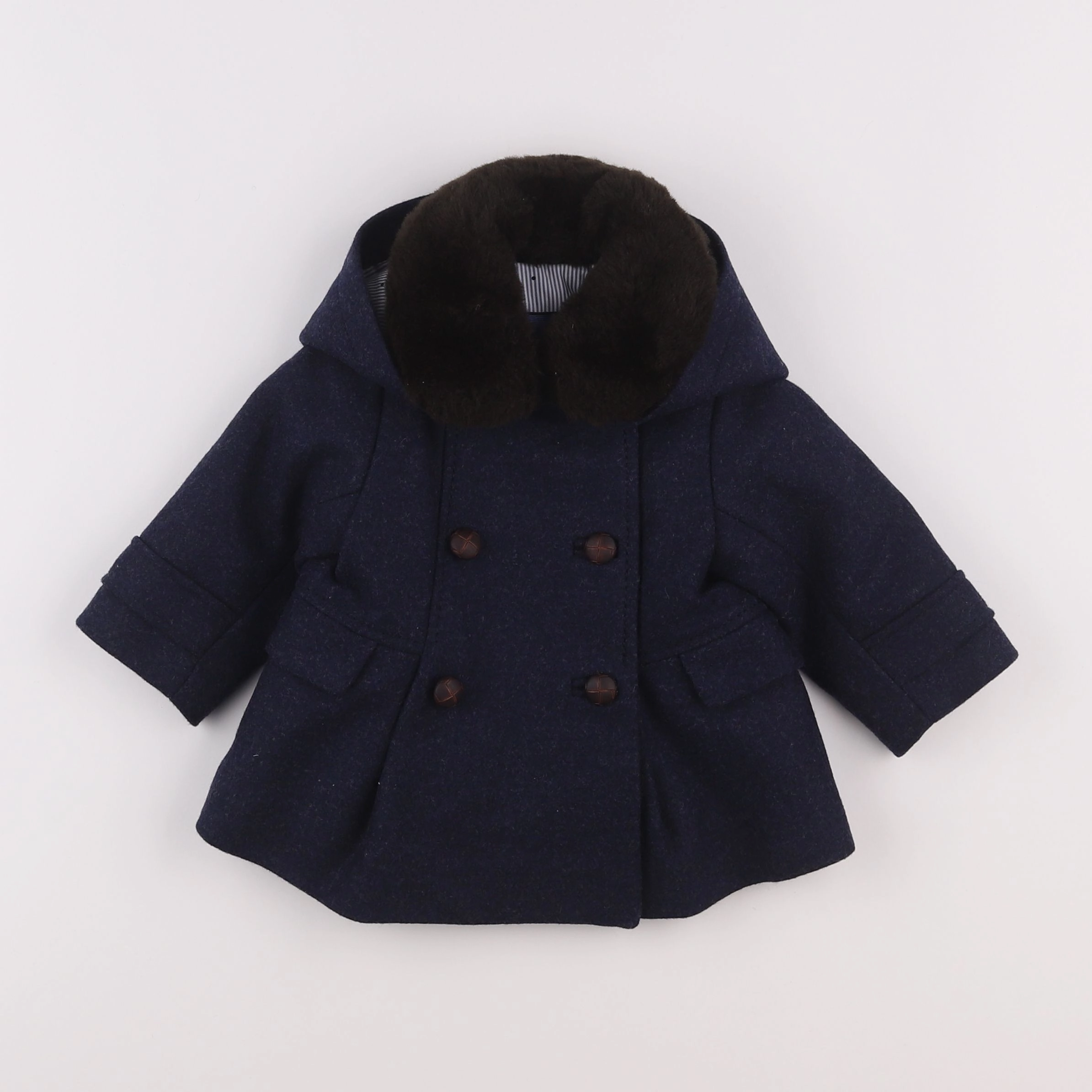 Jacadi - manteau bleu - 6 mois