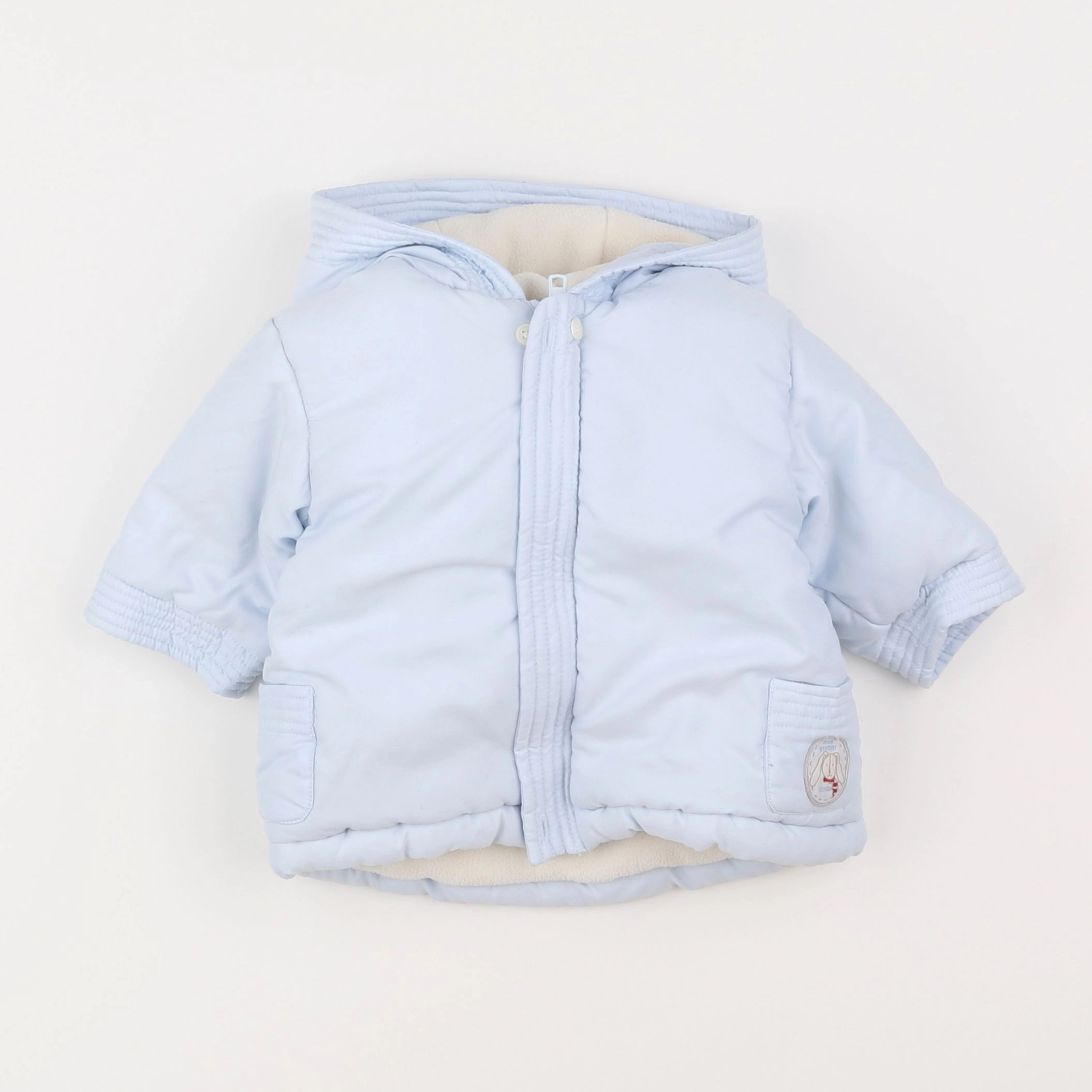 Jacadi - manteau bleu - 3 mois