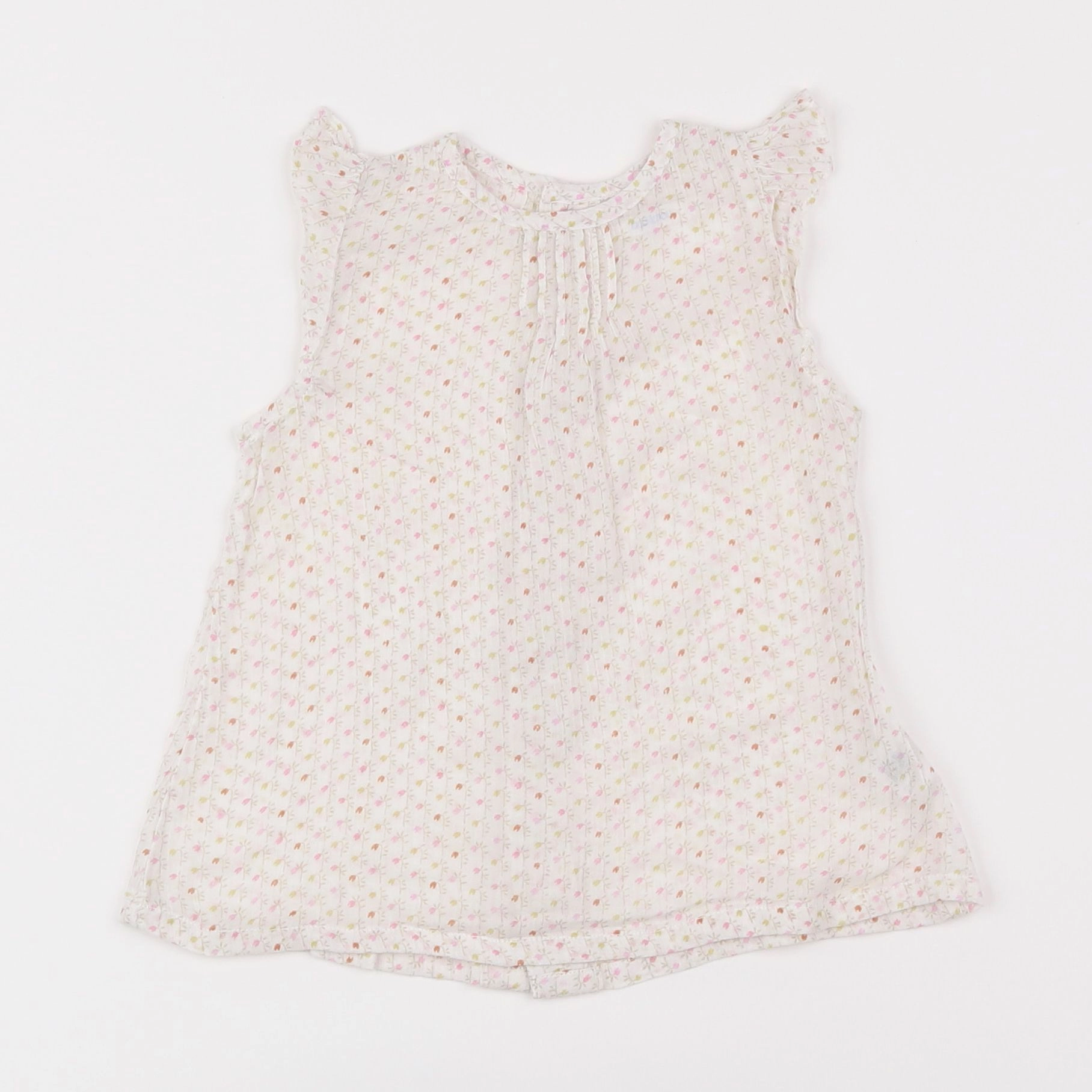 Boutchou - blouse blanc - 18 mois