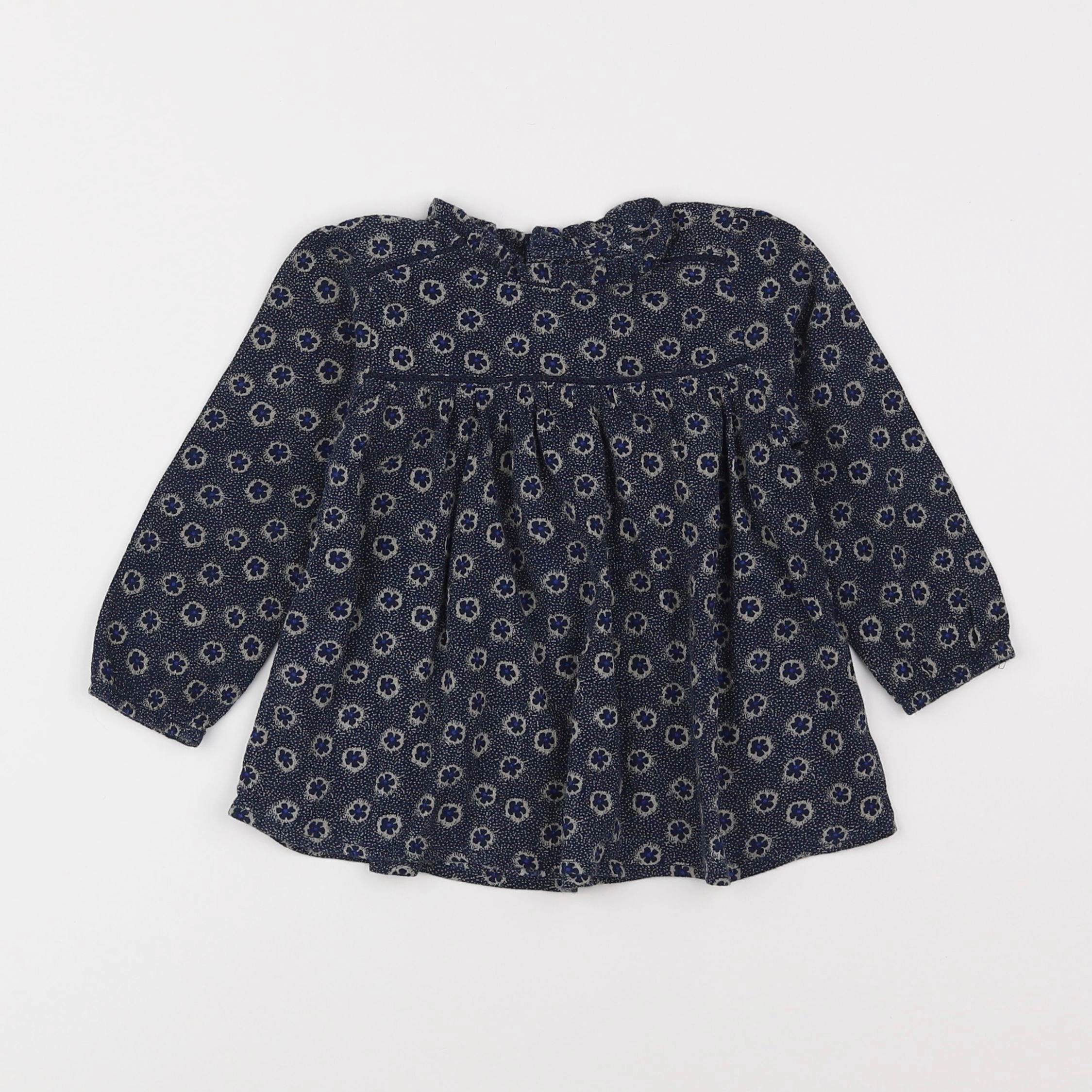 Boutchou - blouse bleu - 18 mois