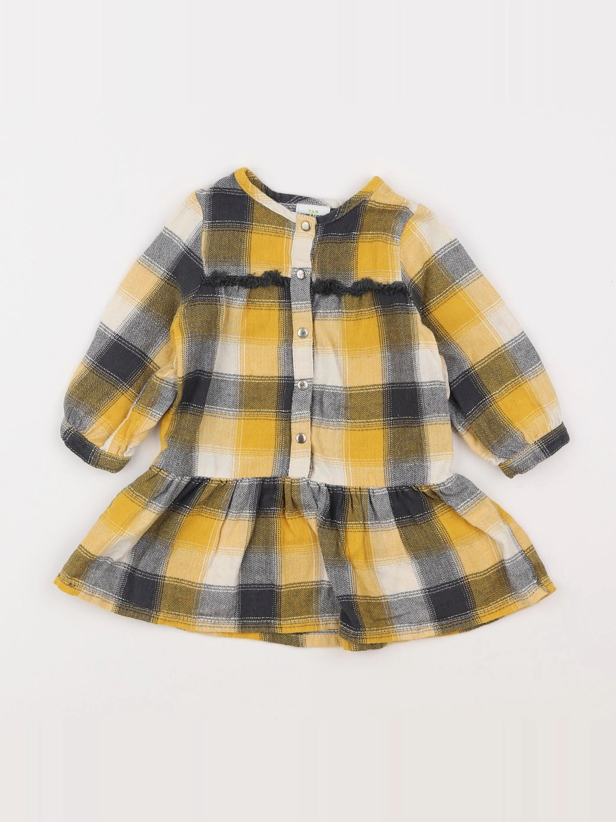 Tape à l'oeil - robe jaune - 12 mois