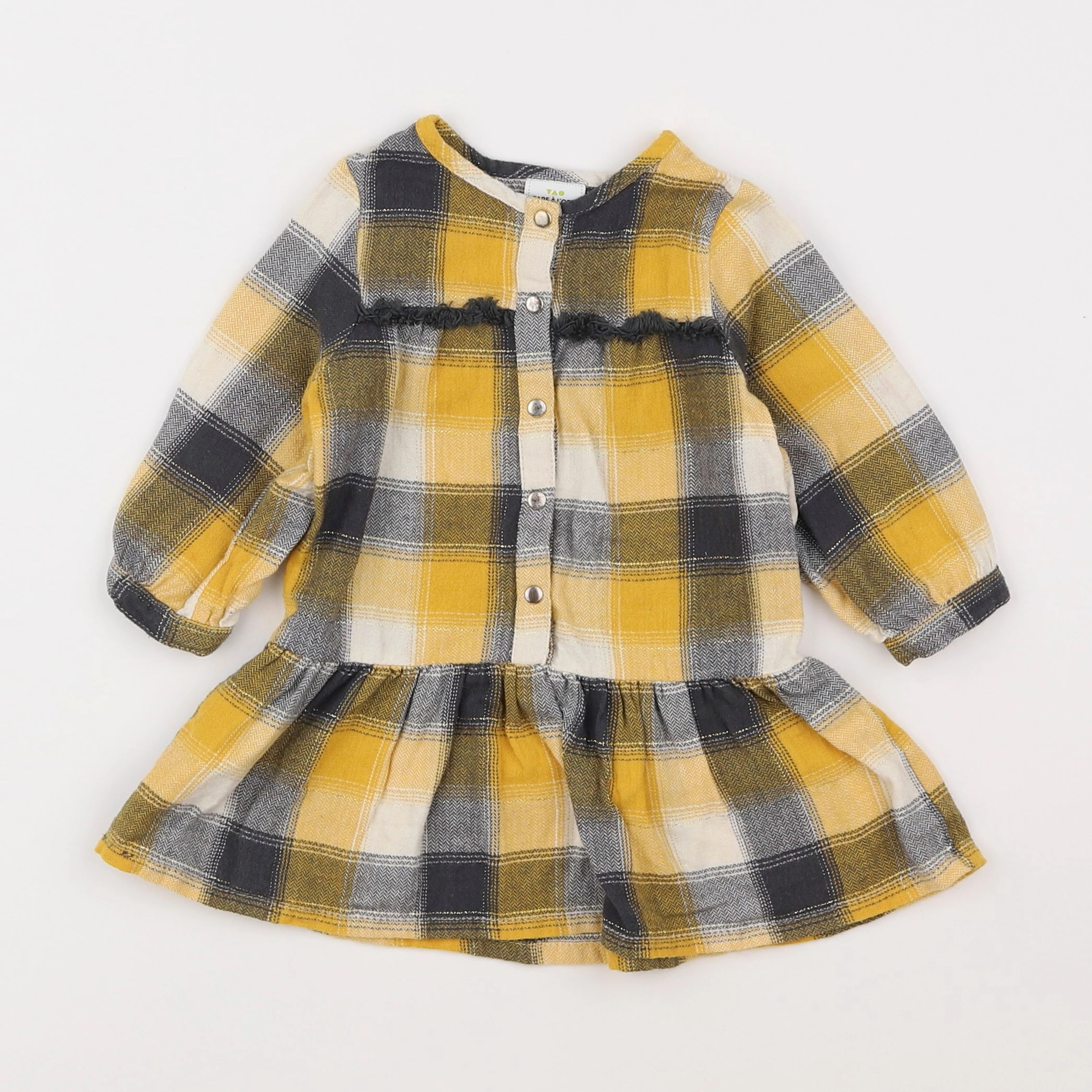 Tape à l'oeil - robe jaune - 12 mois